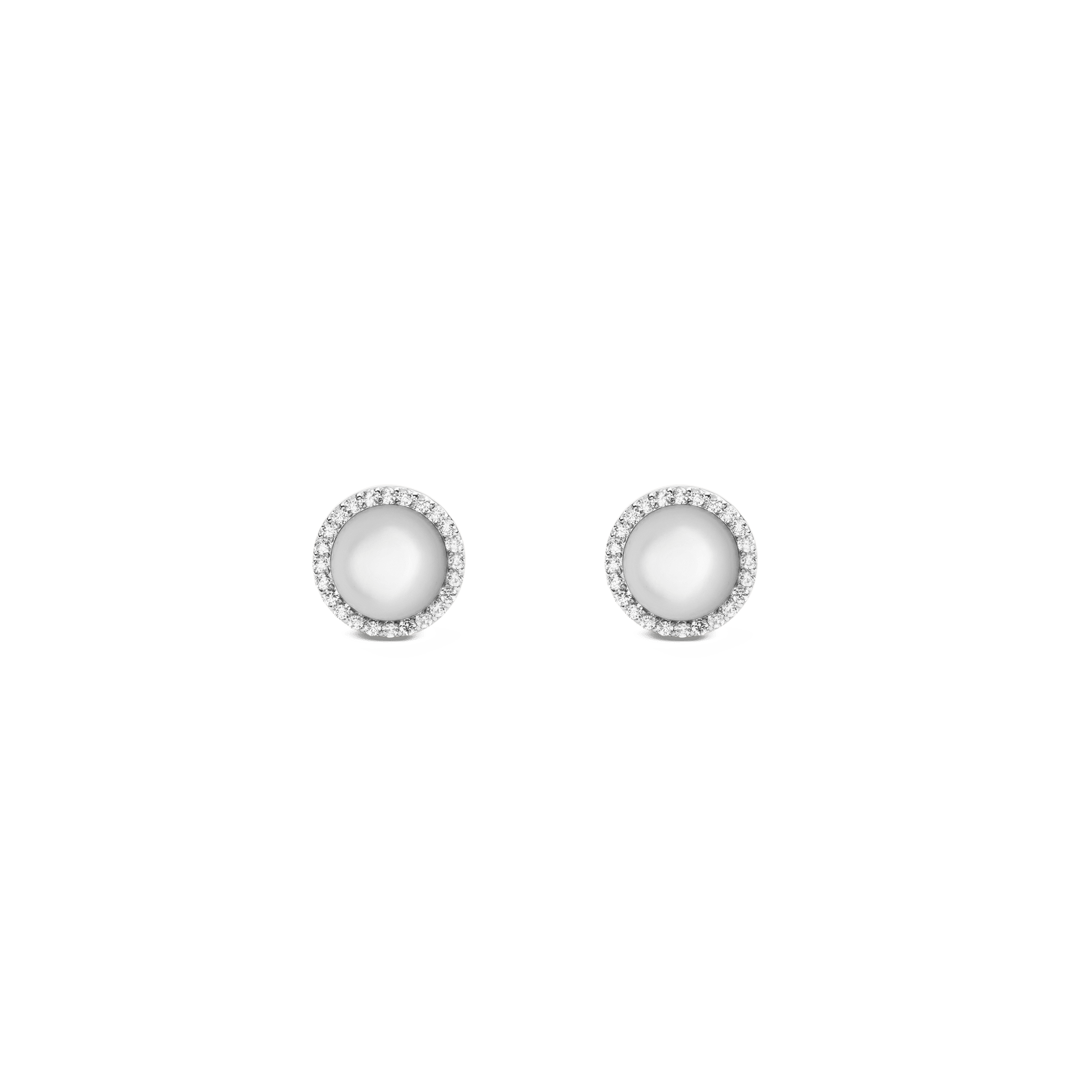 Daniel Wellington Audrey Earrings Mother of Pearl Silver