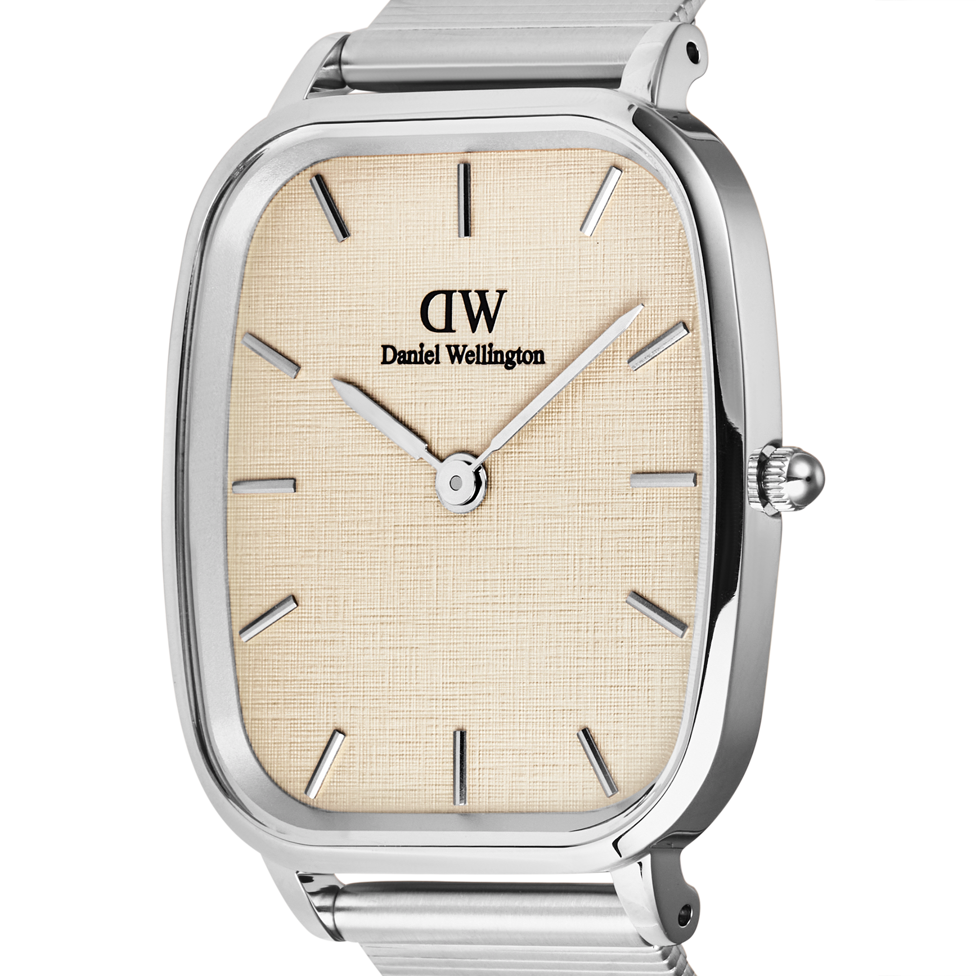 Daniel Wellington Marlon Wire Linen Silver Watch