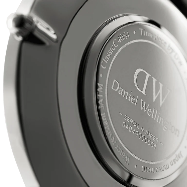 Daniel Wellington Classic Sheffield Black Silver Watch