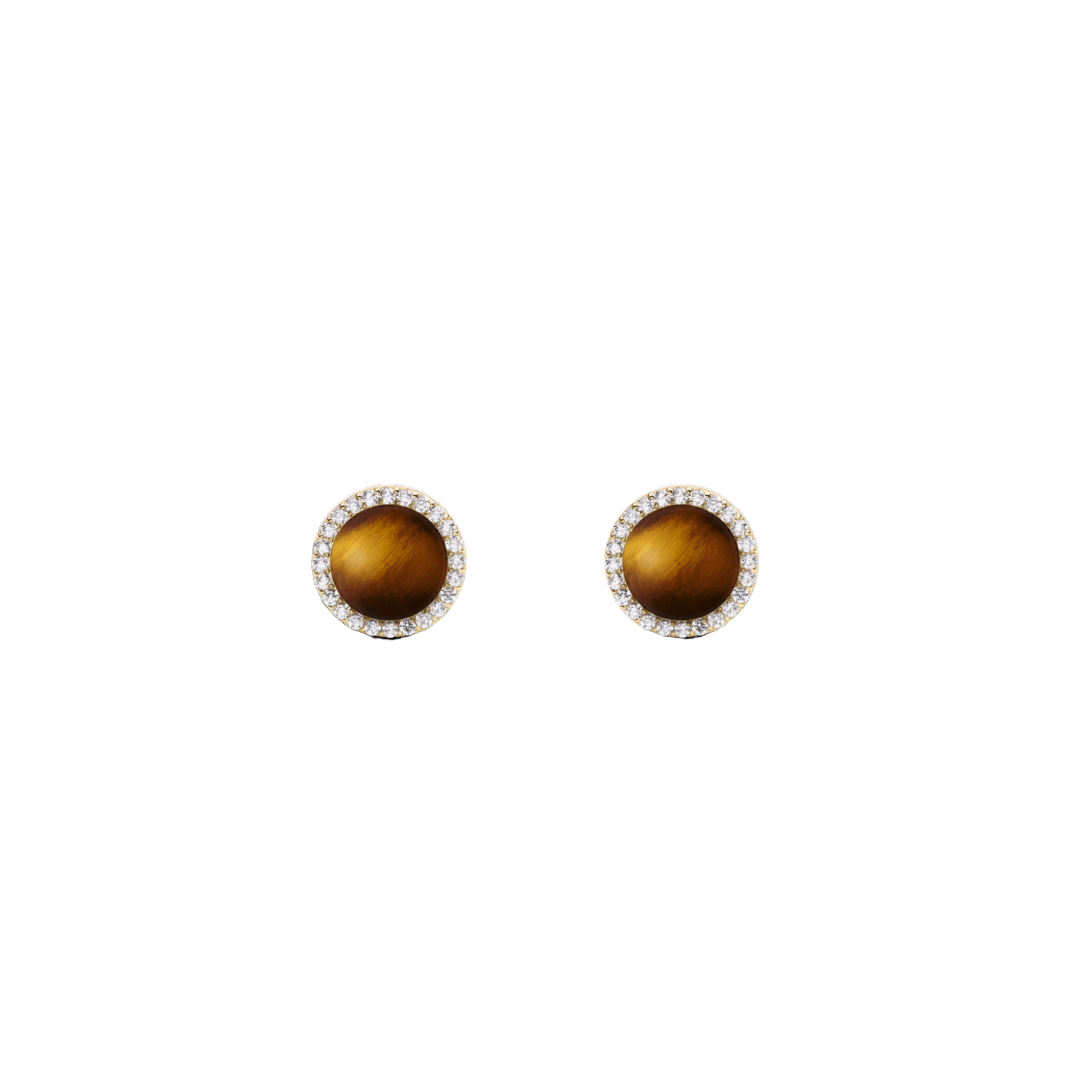 Daniel Wellington Audrey Earrings Tiger Eye Gold