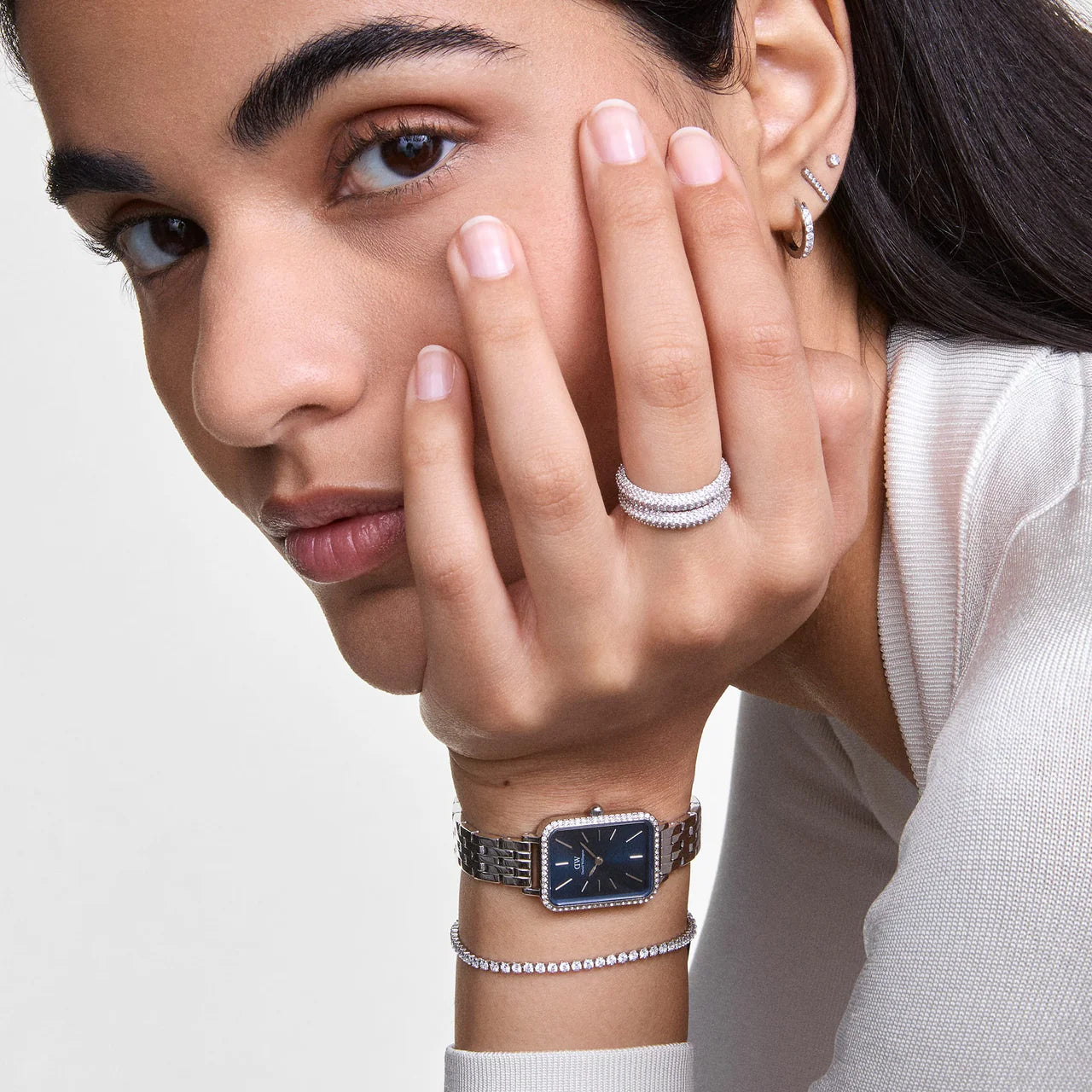 Daniel Wellington Classic Silver Tennis Bracelet
