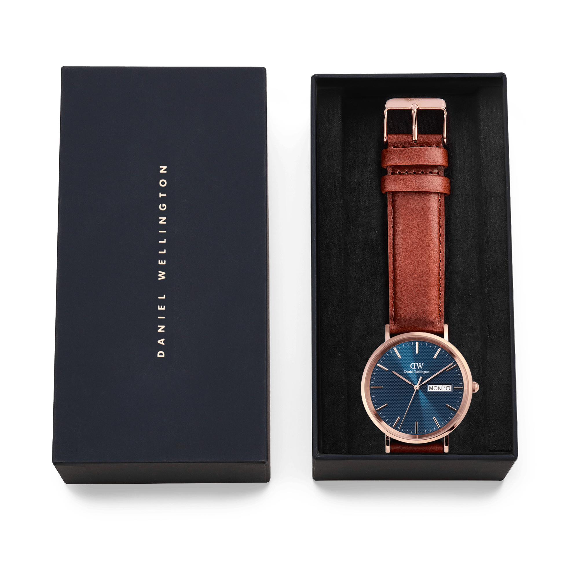 Daniel Wellington Classic Day Display St Mawes Rose Gold Arctic Watch