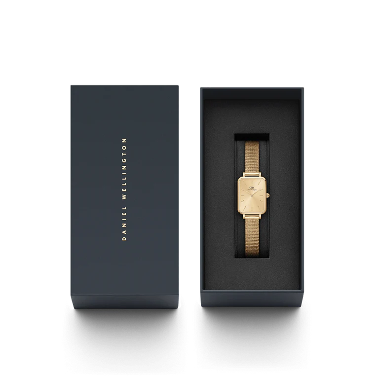 Daniel Wellington Quadro Pressed Unitone Gold Watch