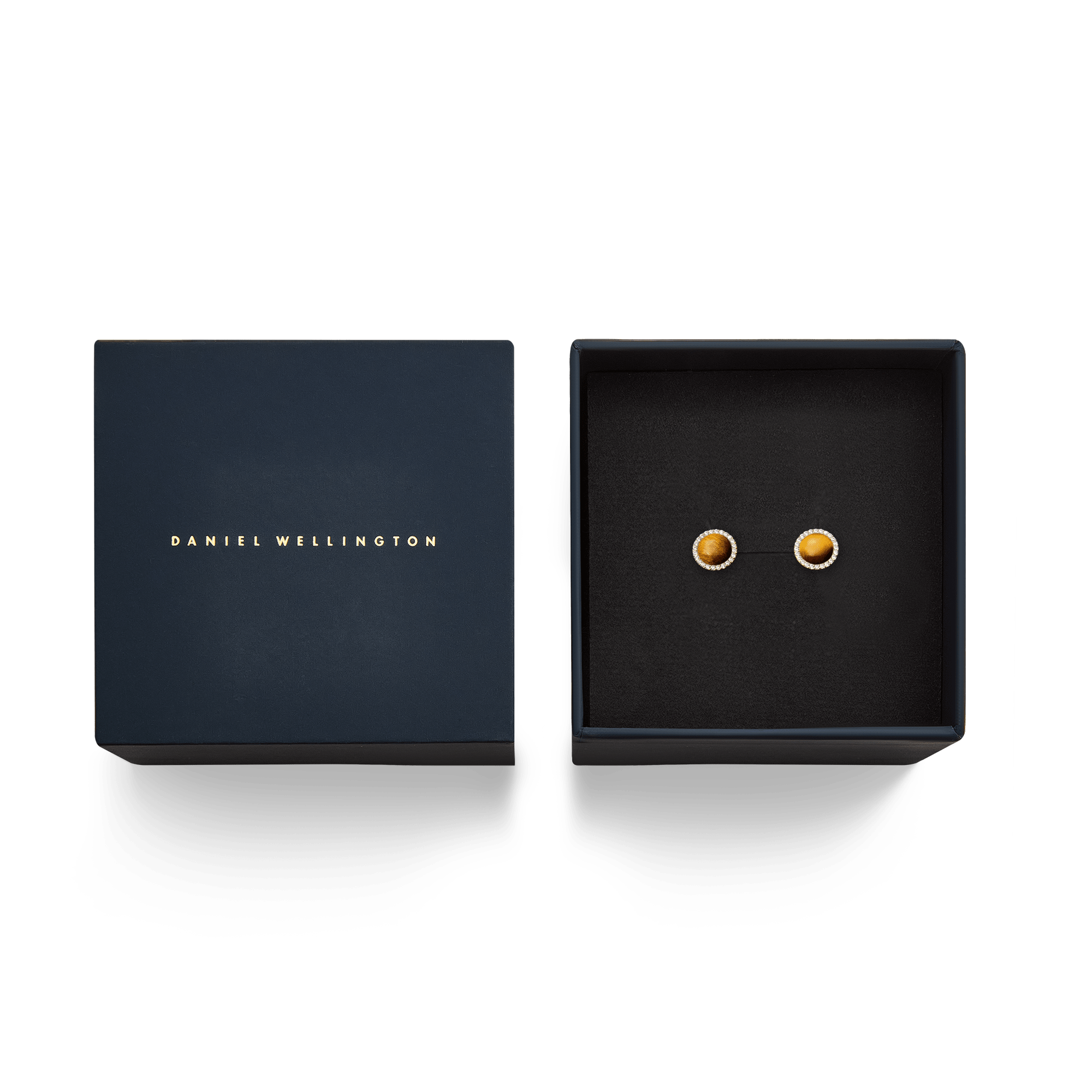 Daniel Wellington Audrey Earrings Tiger Eye Gold