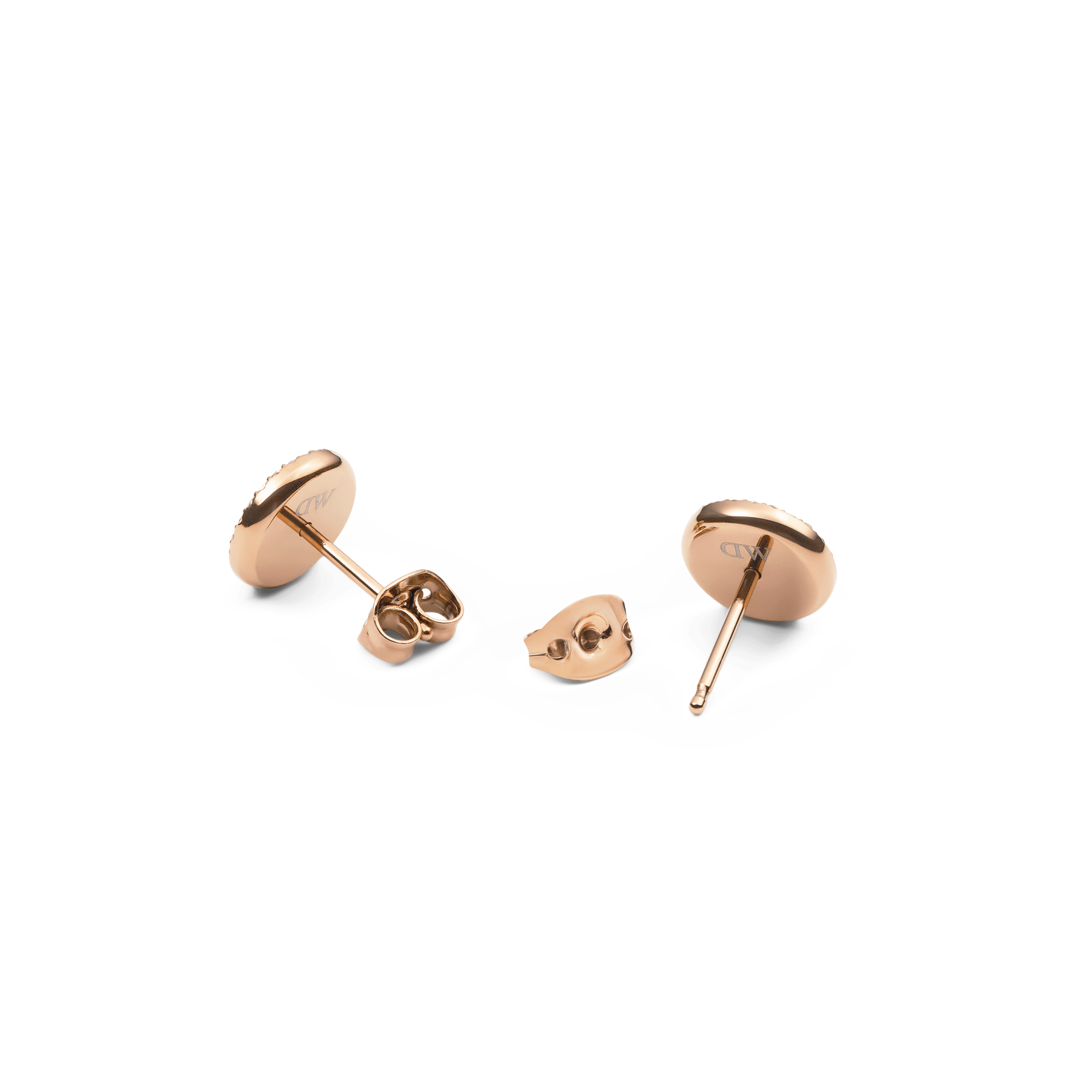 Daniel Wellington Audrey Earrings Malachite Rose Gold