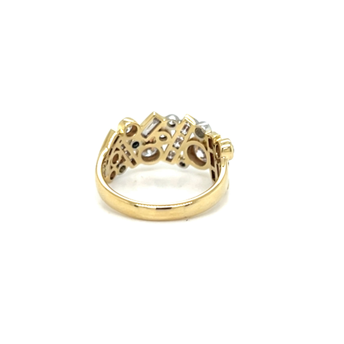 Yellow Gold Lab grown Diamond Ring