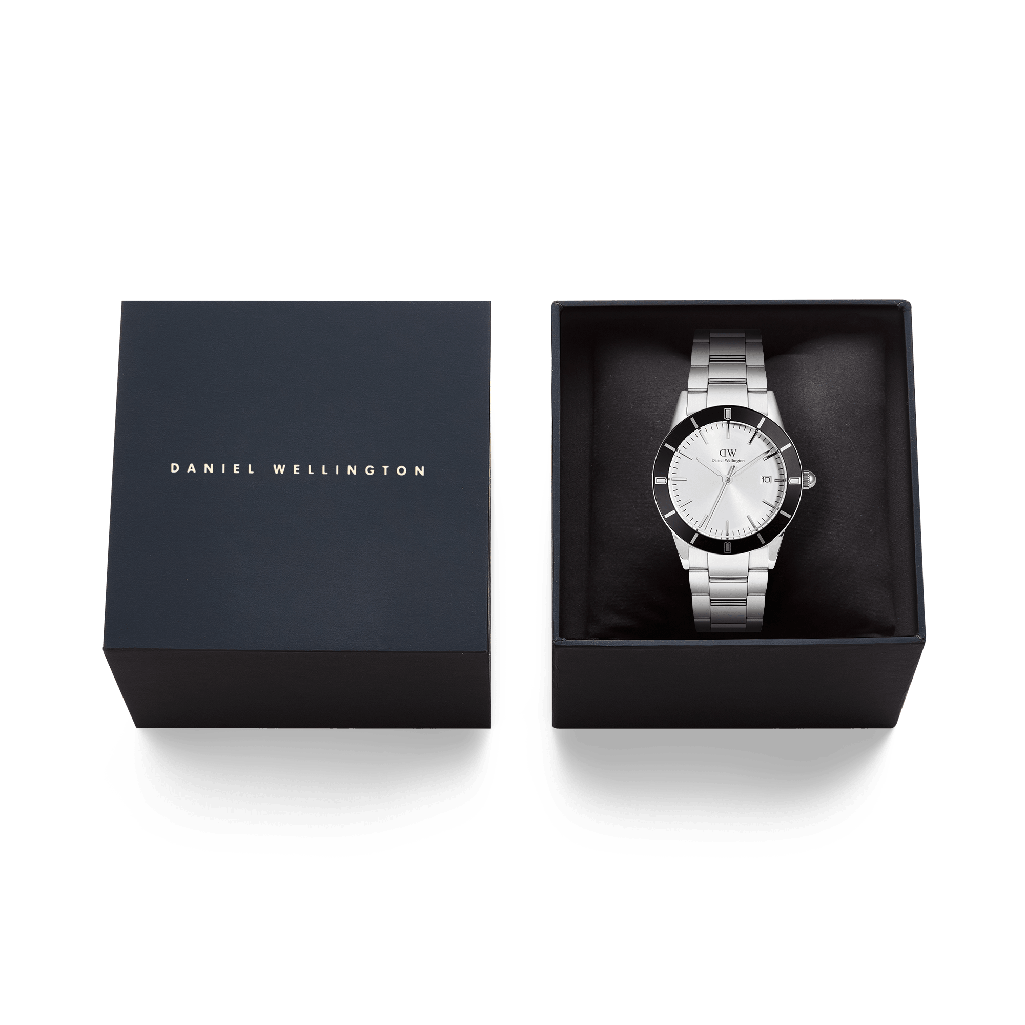 Daniel Wellington Iconic Paradigma Link Black Bezel Watch