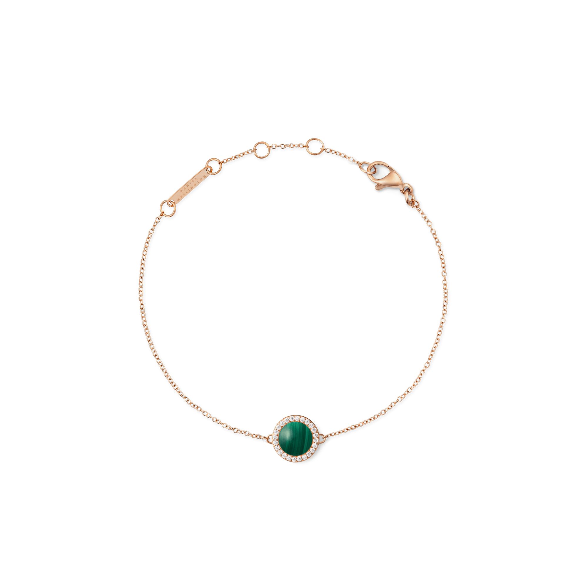 Daniel Wellington Audrey Bracelet Malachite Rose Gold