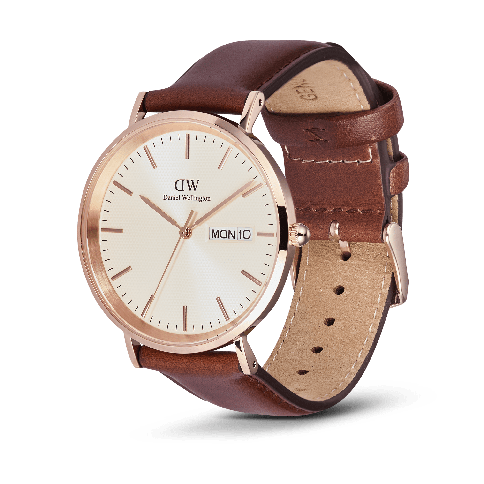 Daniel Wellington Classic Day Display St Mawes Rose Gold Champagne Watch