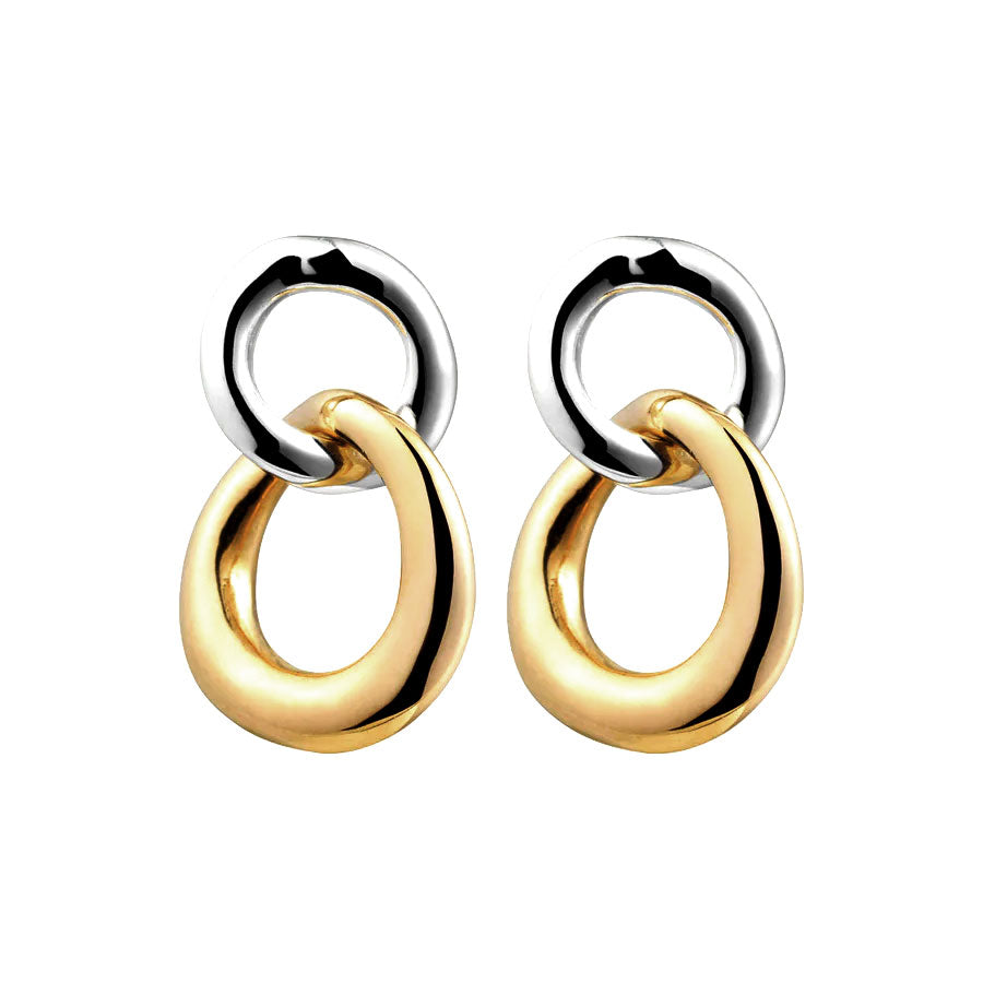 NAJO Tranquila Stud Two-Toned Earrings