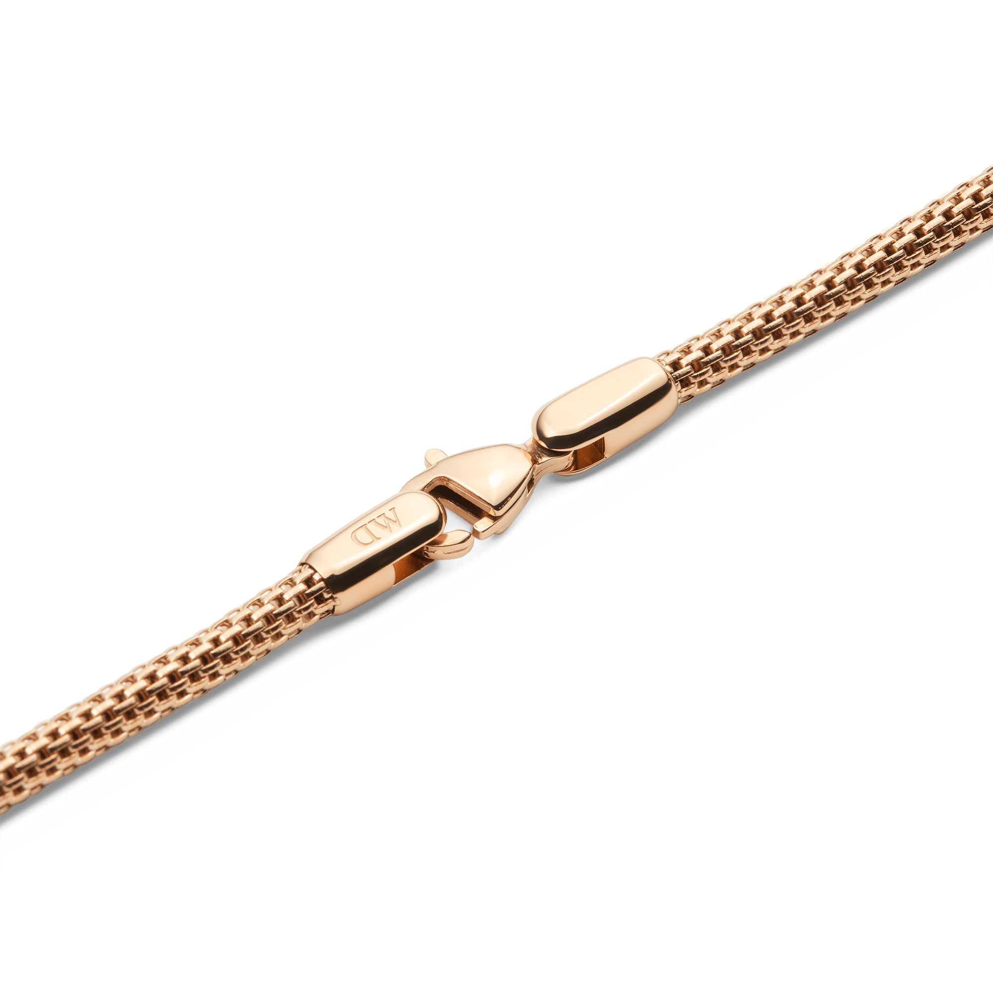 Daniel Wellington Tide Mesh Necklace Rose Gold 2.8
