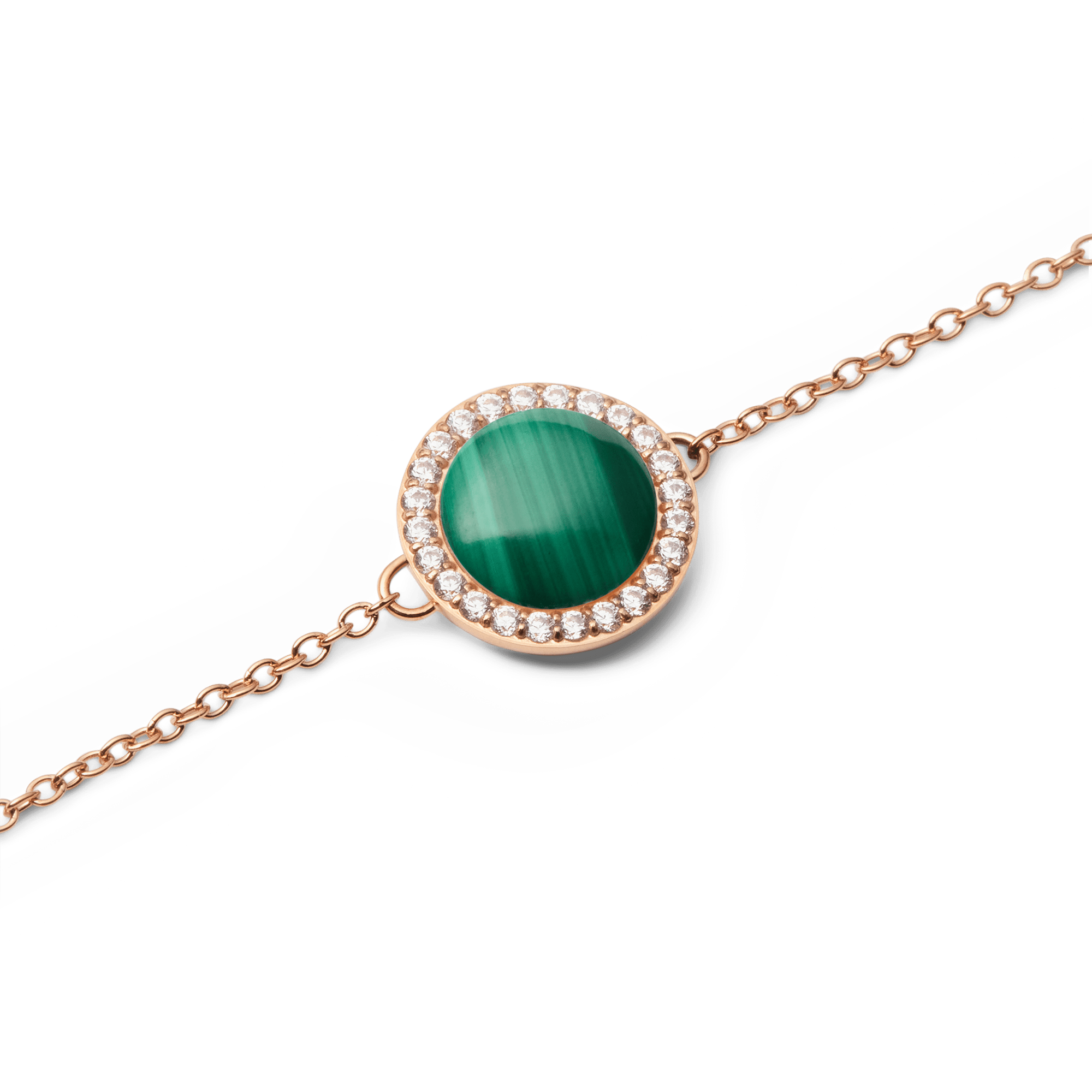 Daniel Wellington Audrey Bracelet Malachite Rose Gold