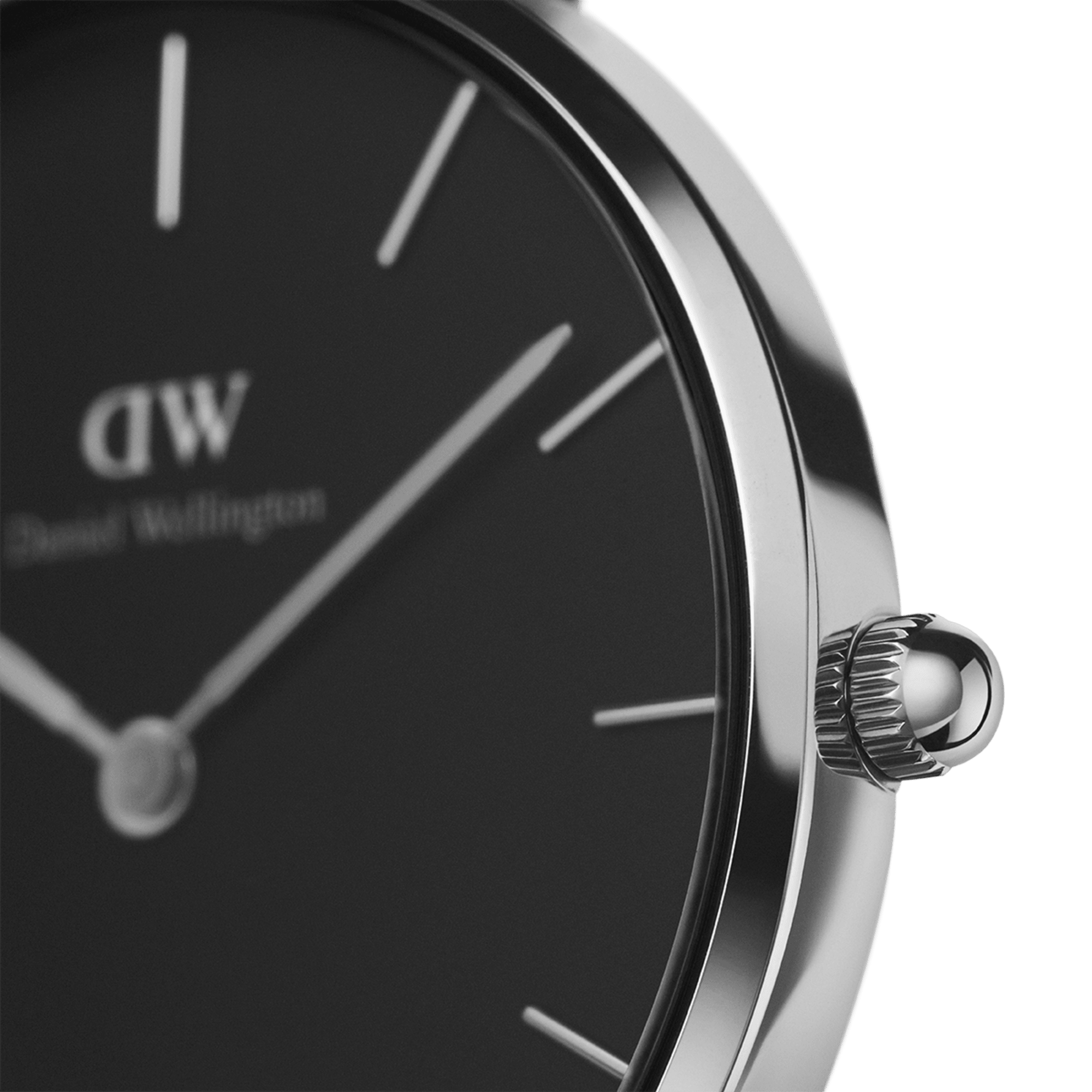 Daniel Wellington Petite 32 Bristol Silver & Black Watch
