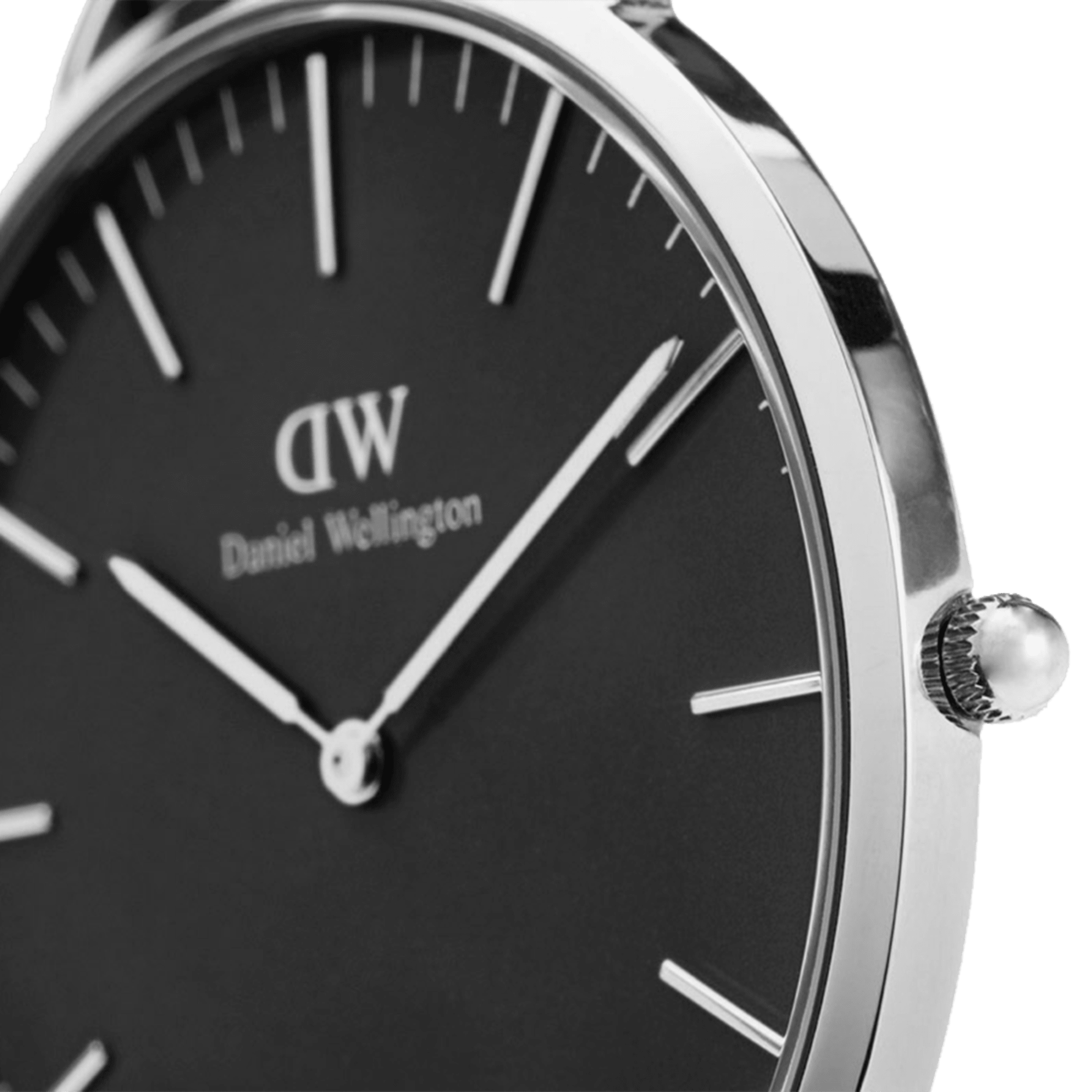 Daniel Wellington Classic 36 York Silver & Black Watch