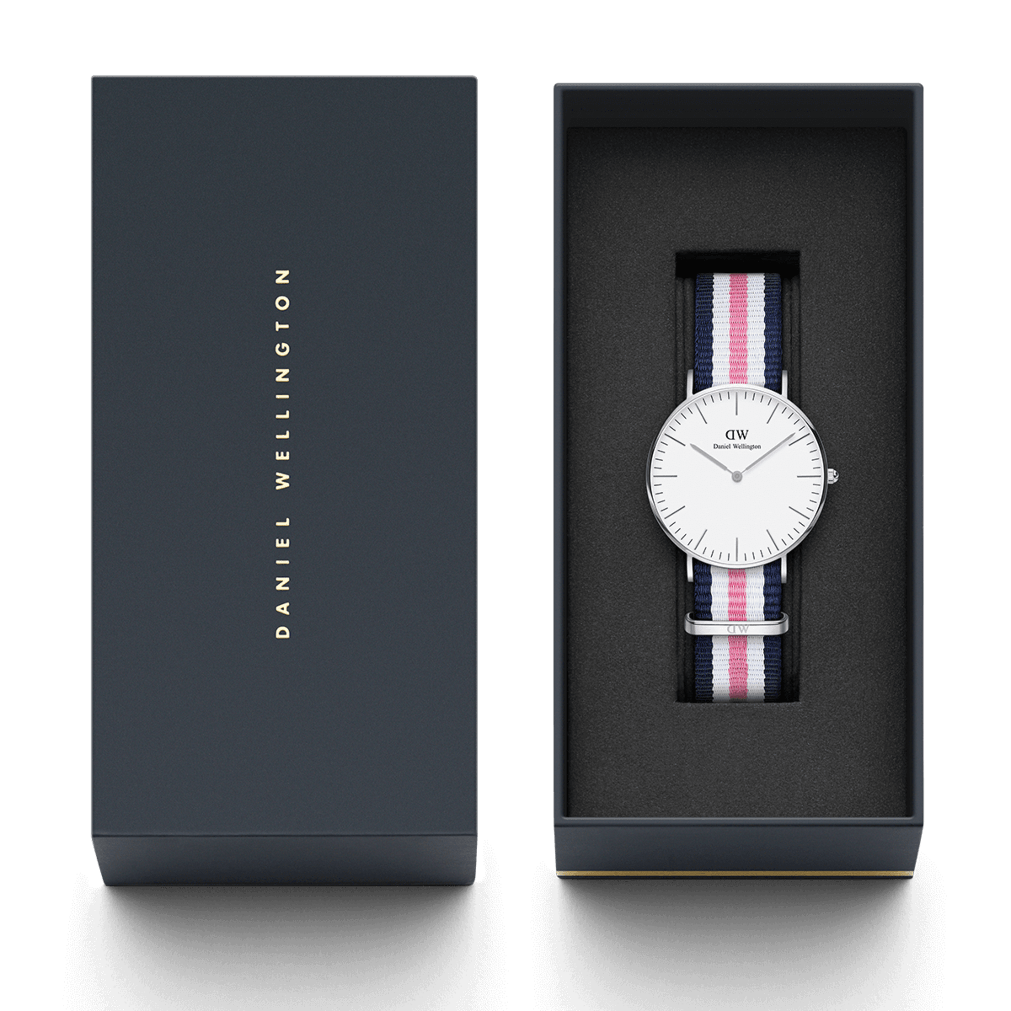 Daniel Wellington Classic 36 Southampton Silver & White Watch