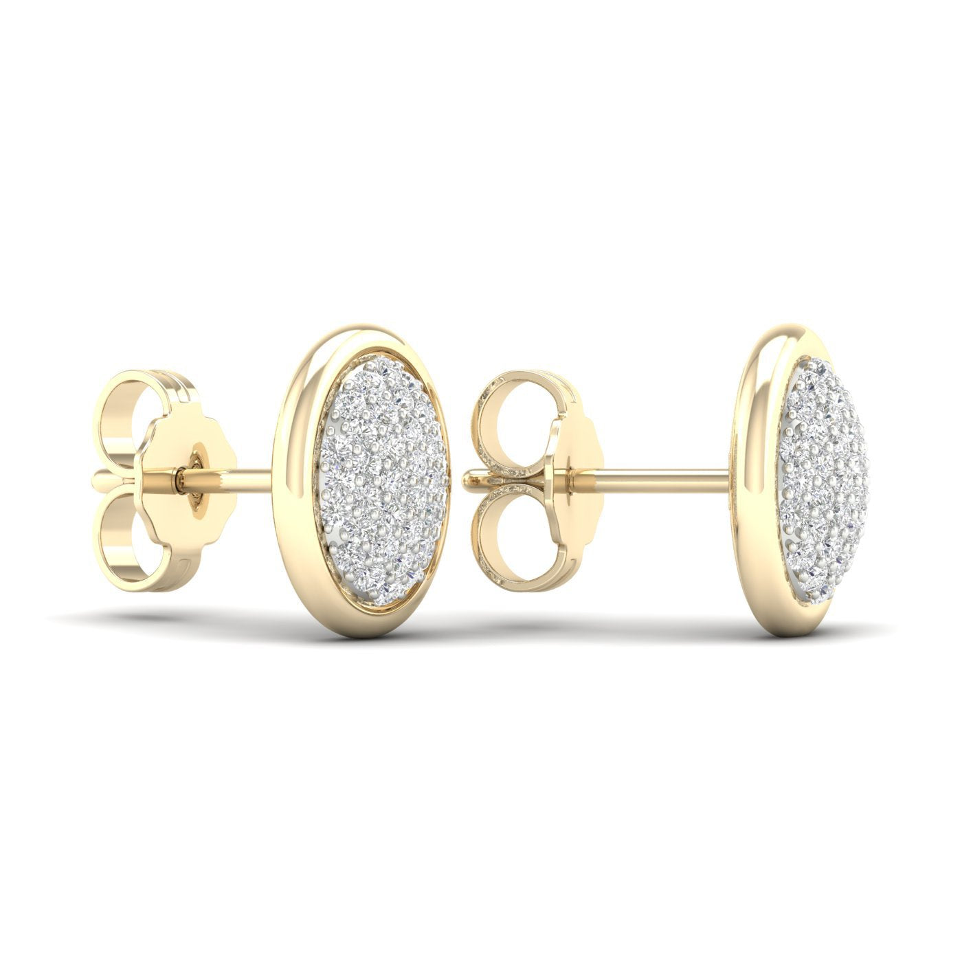 9Ct Yellow Gold 0.25Ct Diamond Stud Earrings