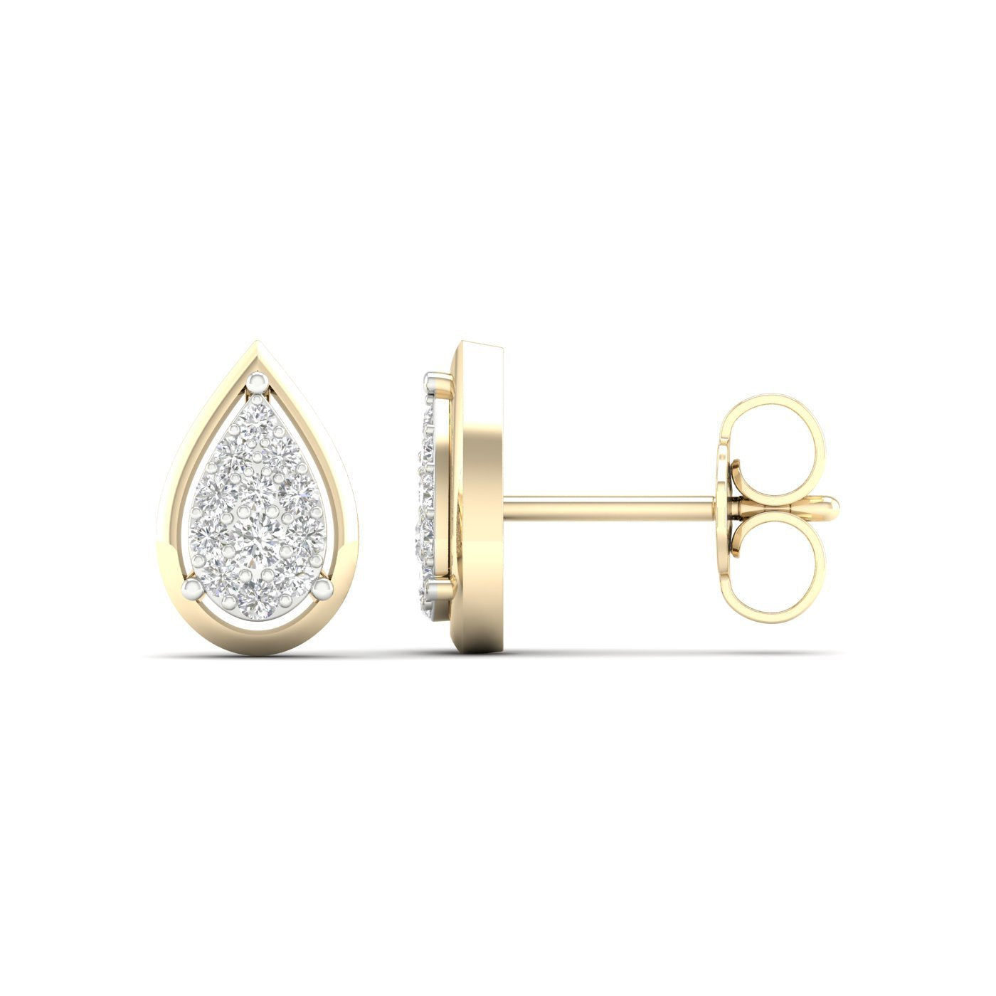 9Ct Gold 0.15Ct Diamond Stud Earrings