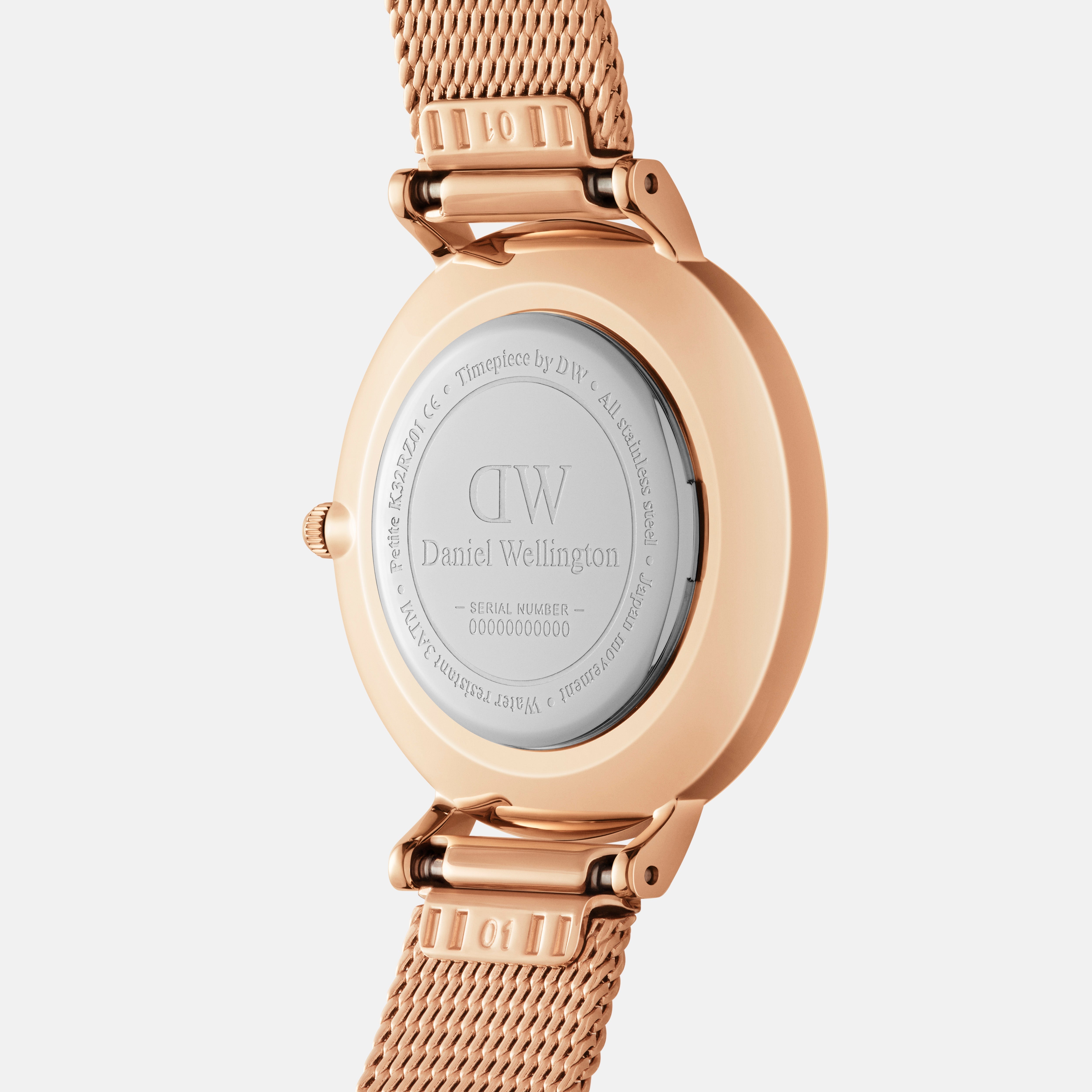 Daniel Wellington Petite Roman Numerals 28 Melrose Rose Gold White Watch