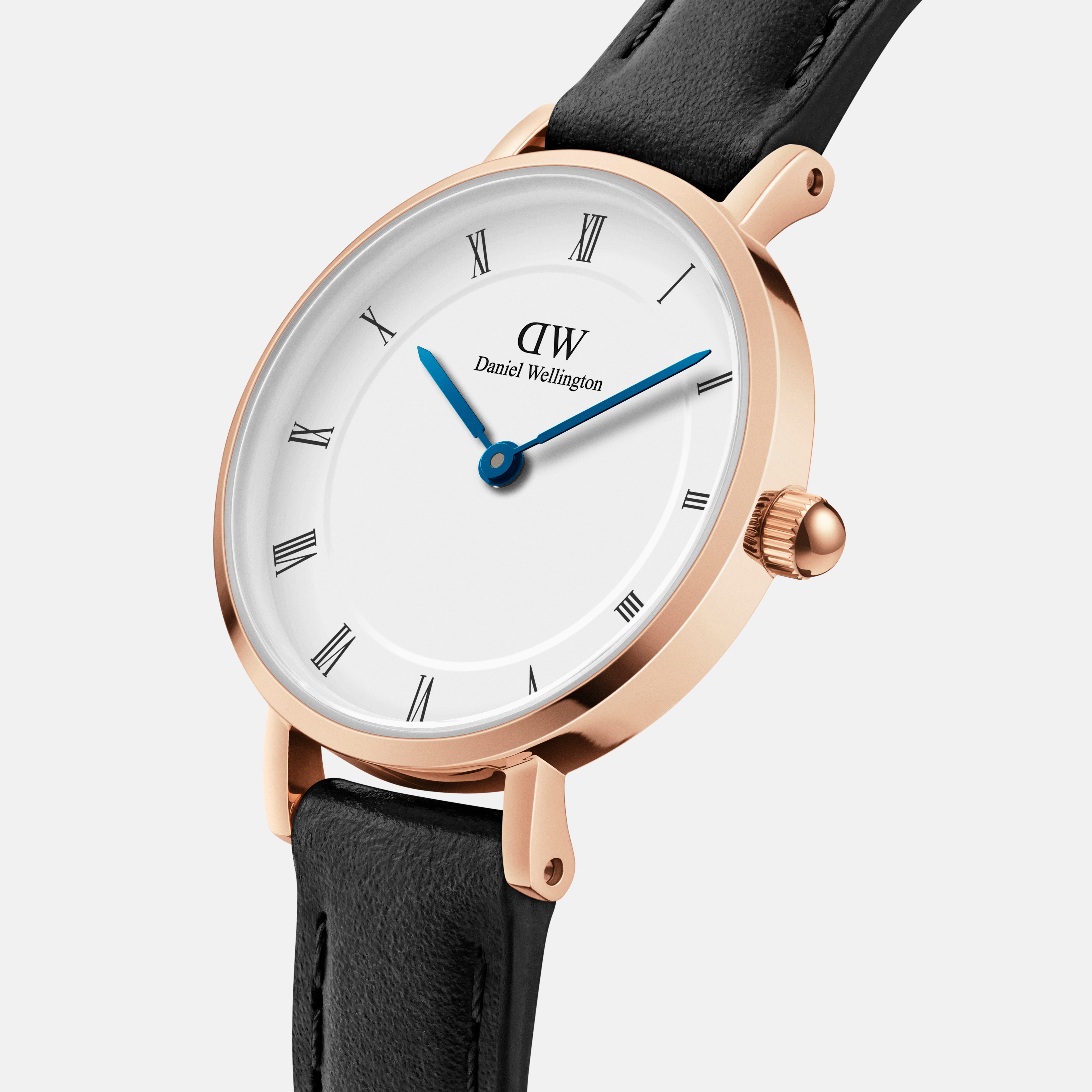 Daniel Wellington Petite Roman Numerals 28 Sheffield Rose Gold White Watch