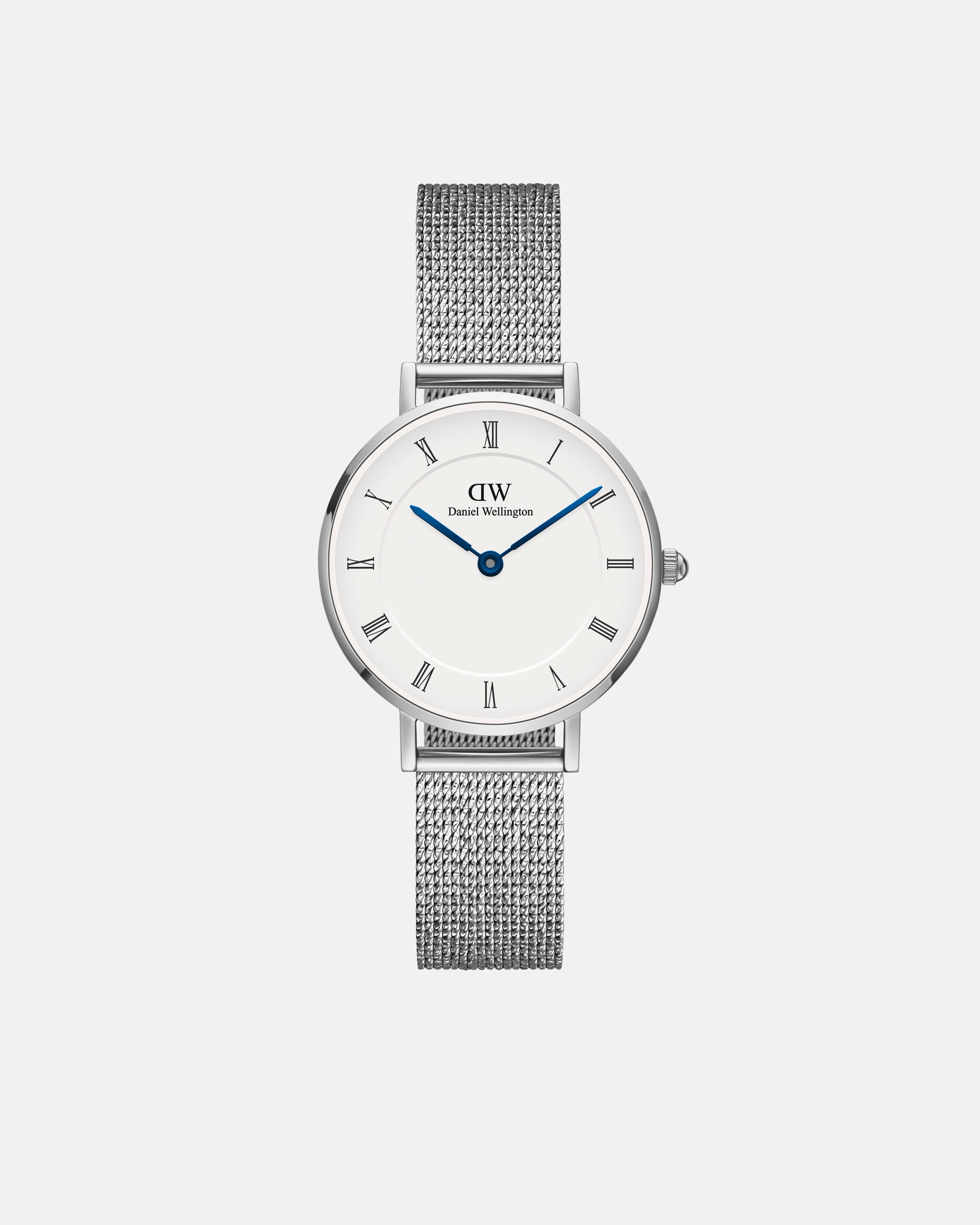 Daniel Wellington Petite Roman Numerals 28 Sterling Silver White Watch