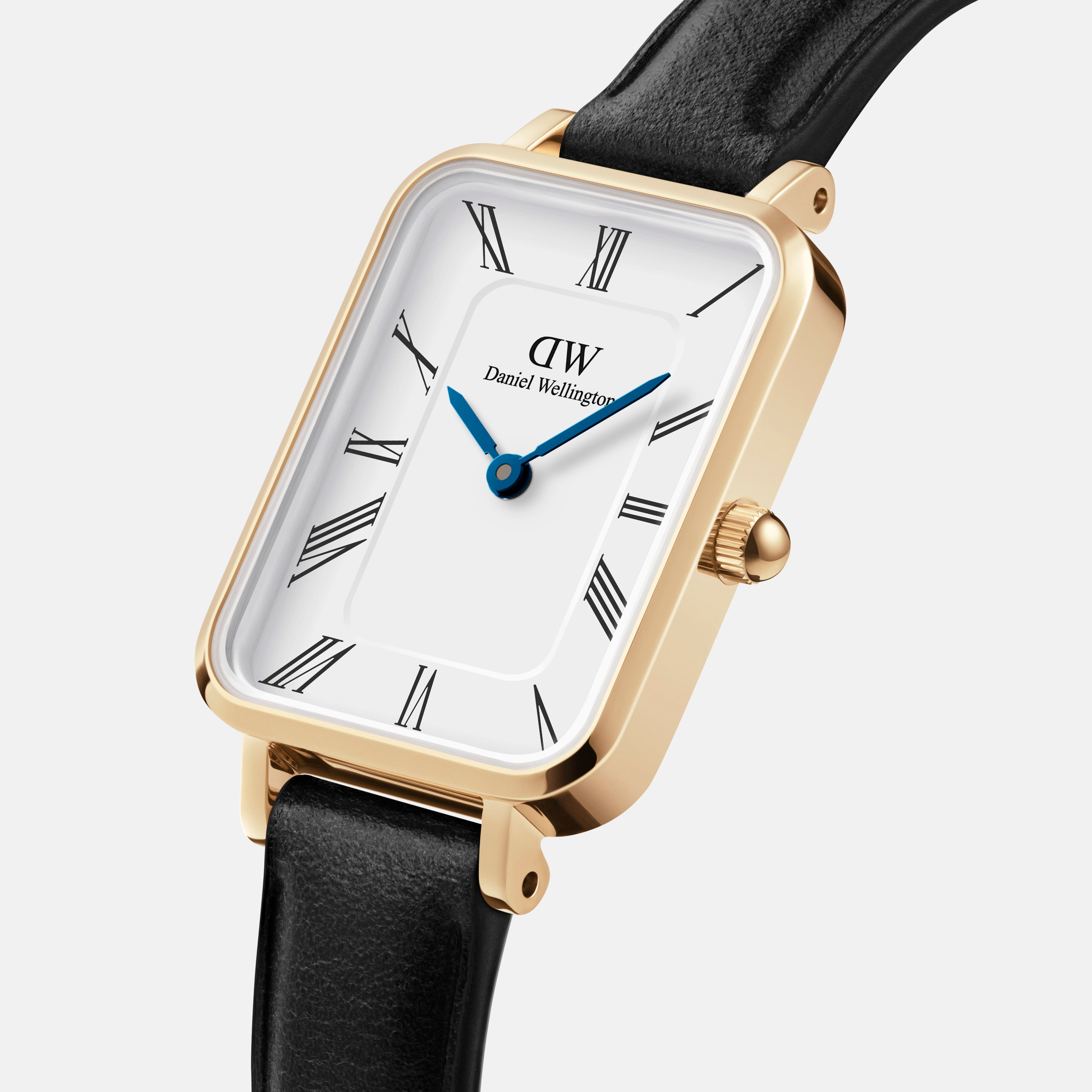 Daniel Wellington Quadro Roman Numerals 20x26 Sheffield Gold White Watch