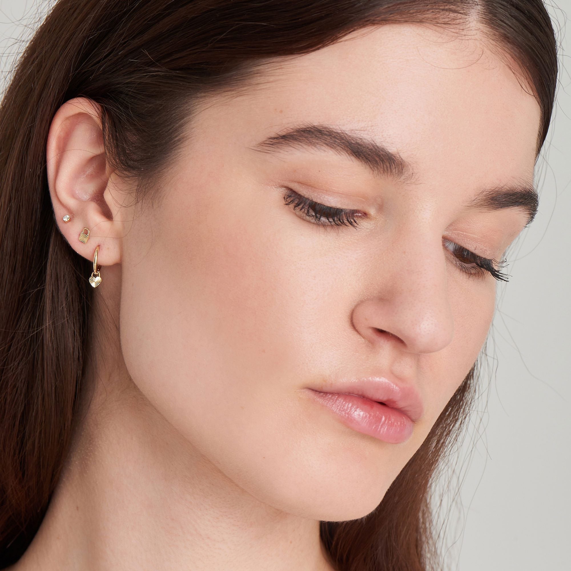 Ania Haie 14kt Gold Natural Diamond Stud Earrings