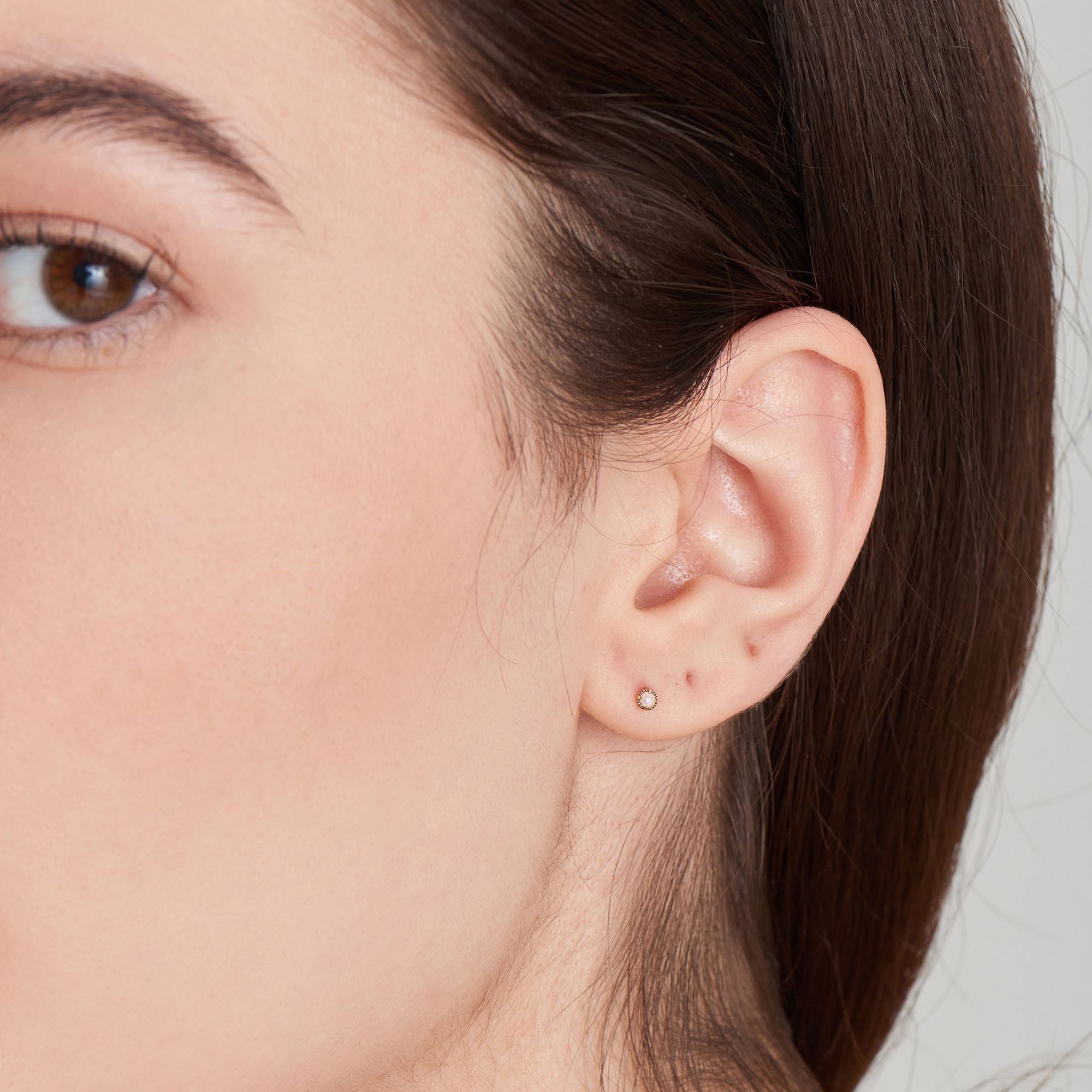 Ania Haie 14kt Gold Opal Stud Earrings
