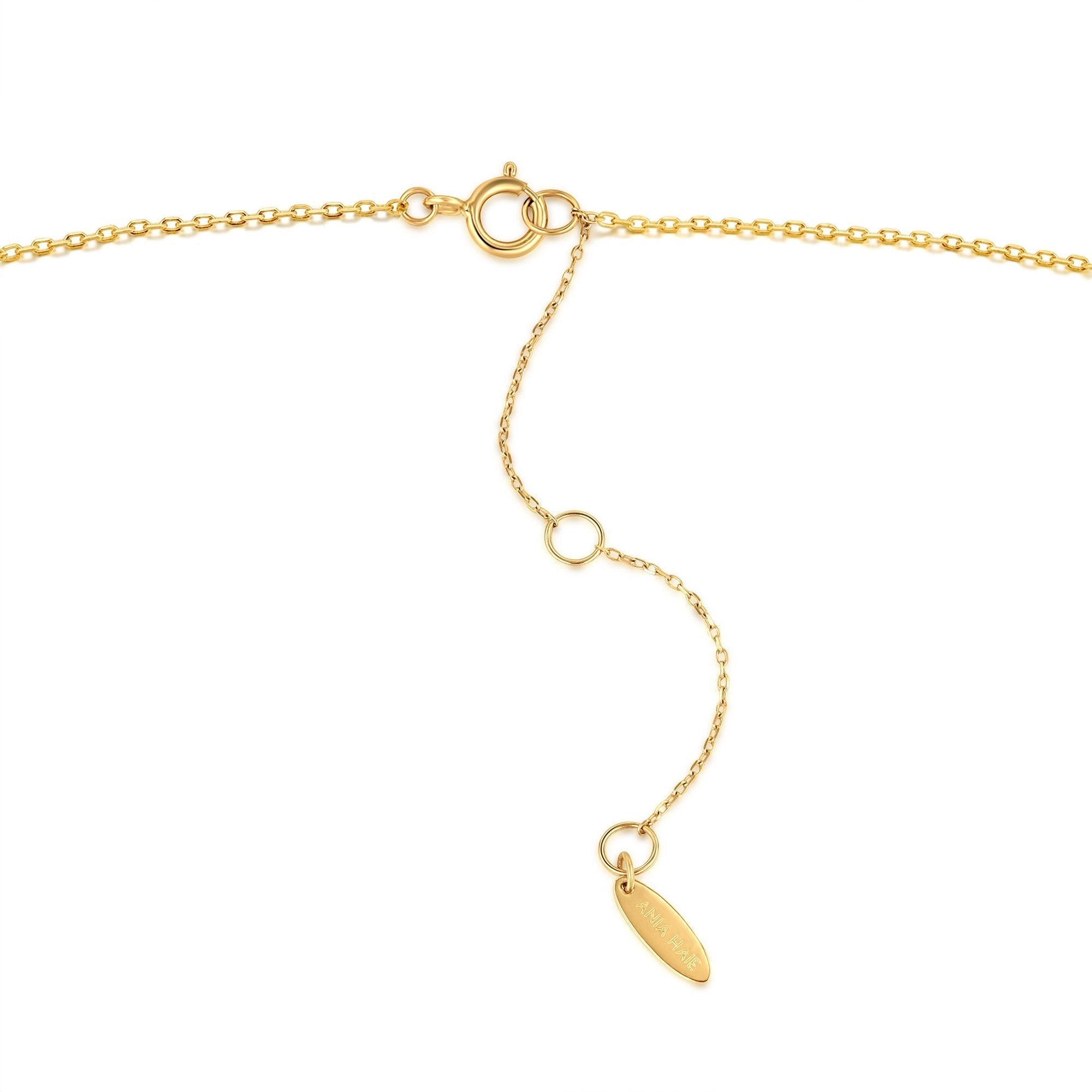Ania Haie 14kt Gold Single Natural Diamond Necklace