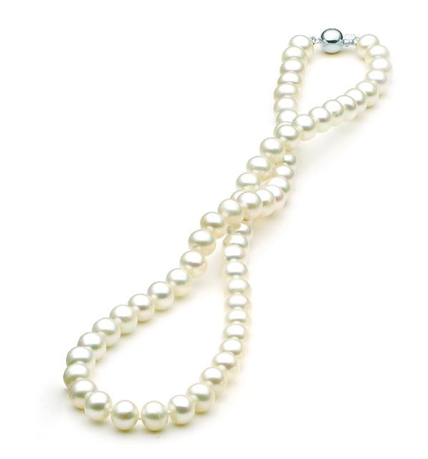 7mm Freshwater Pearl Strand With Sterling Silver Clasp