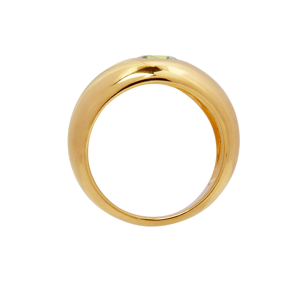 Najo Cosmic Yellow Gold Peridot Ring