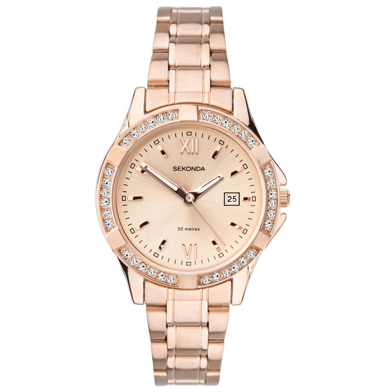 Sekonda Women’s Rose Gold Bracelet Watch SK40038