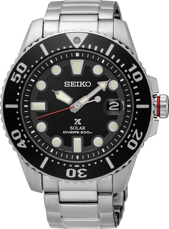 Gents Seiko Prospex Solar Divers Watch