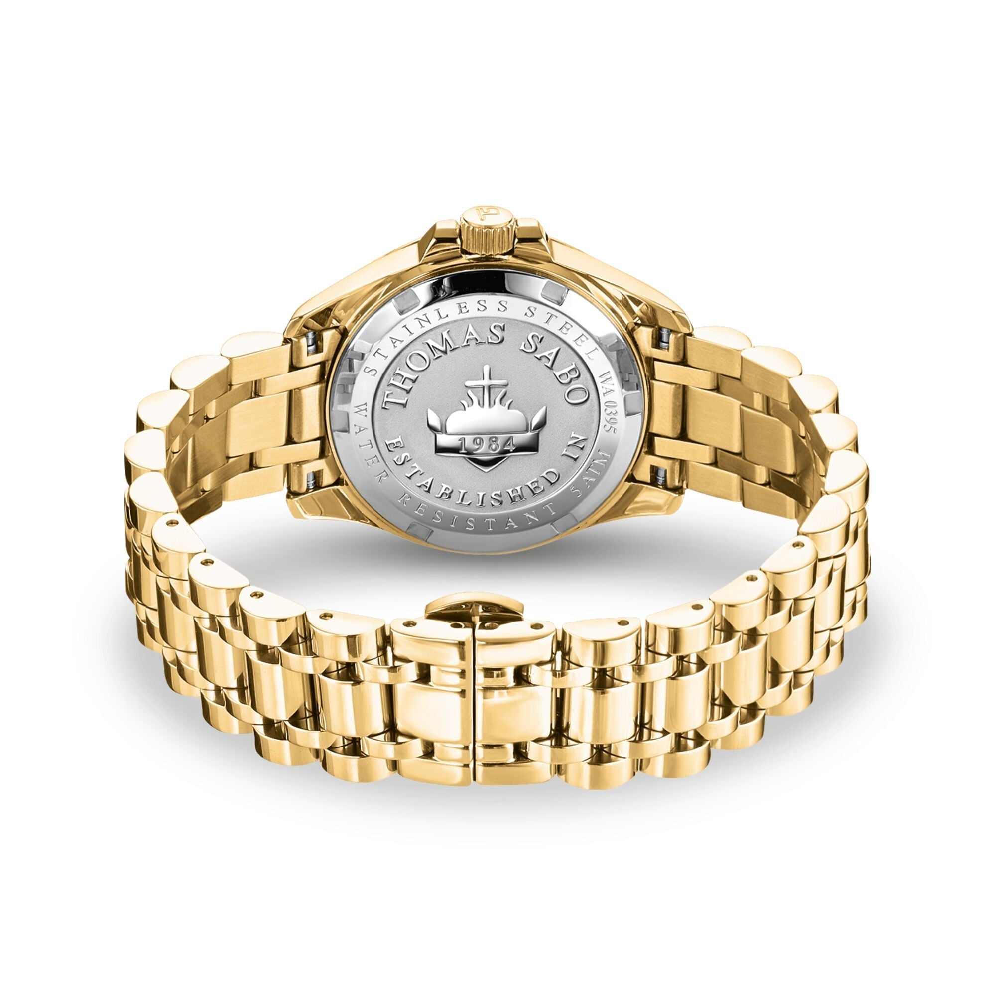 THOMAS SABO Watch for Women Divine Rainbow Yellow Gold-Coloured