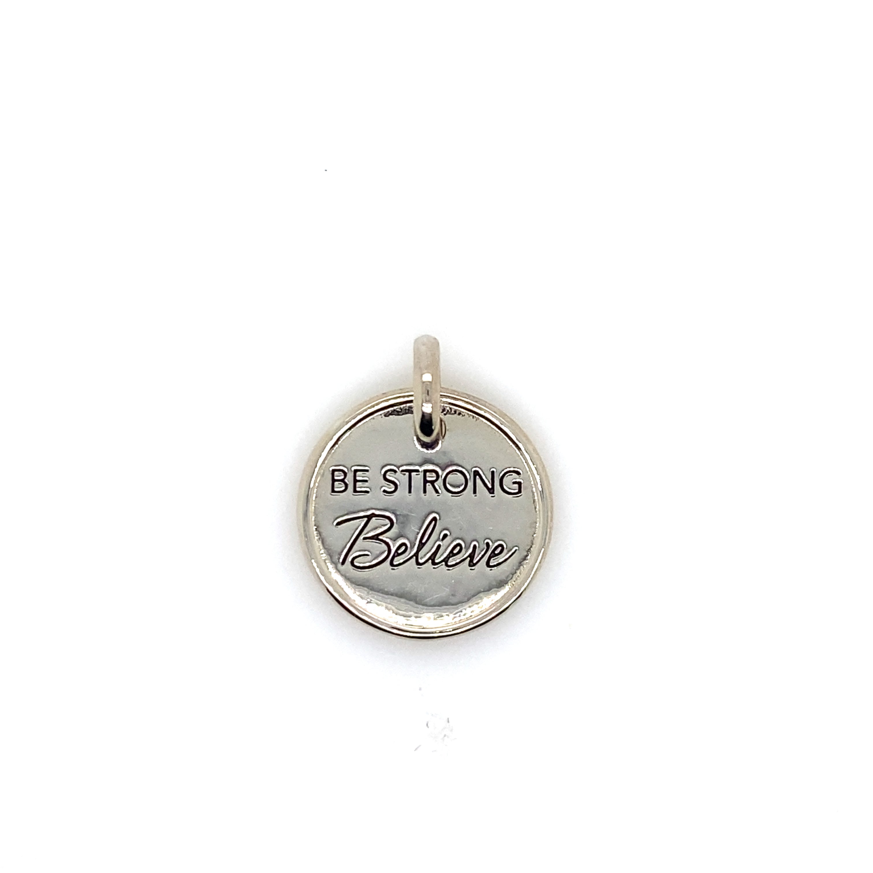be strong believe pendant charm