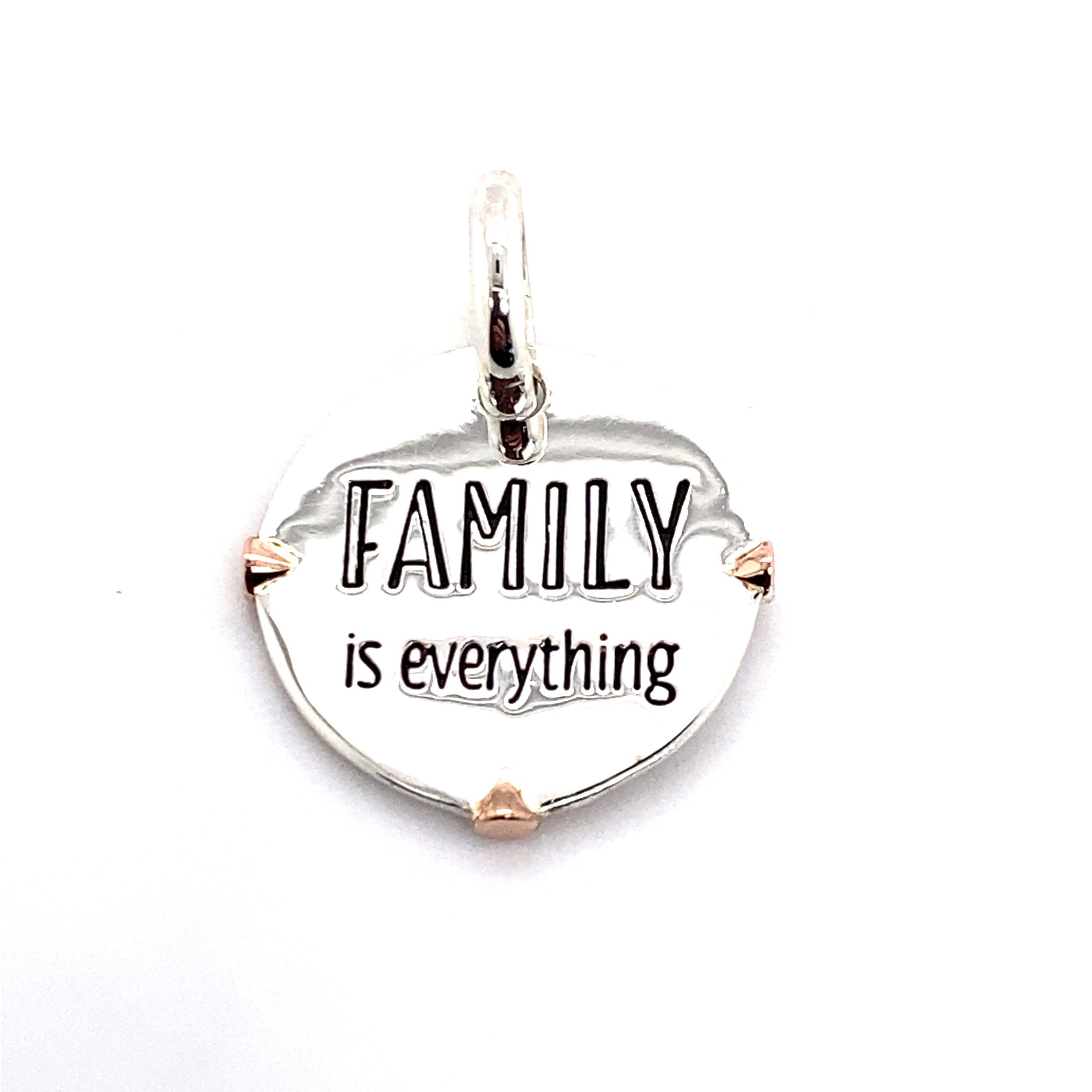 family is everything pendant charm