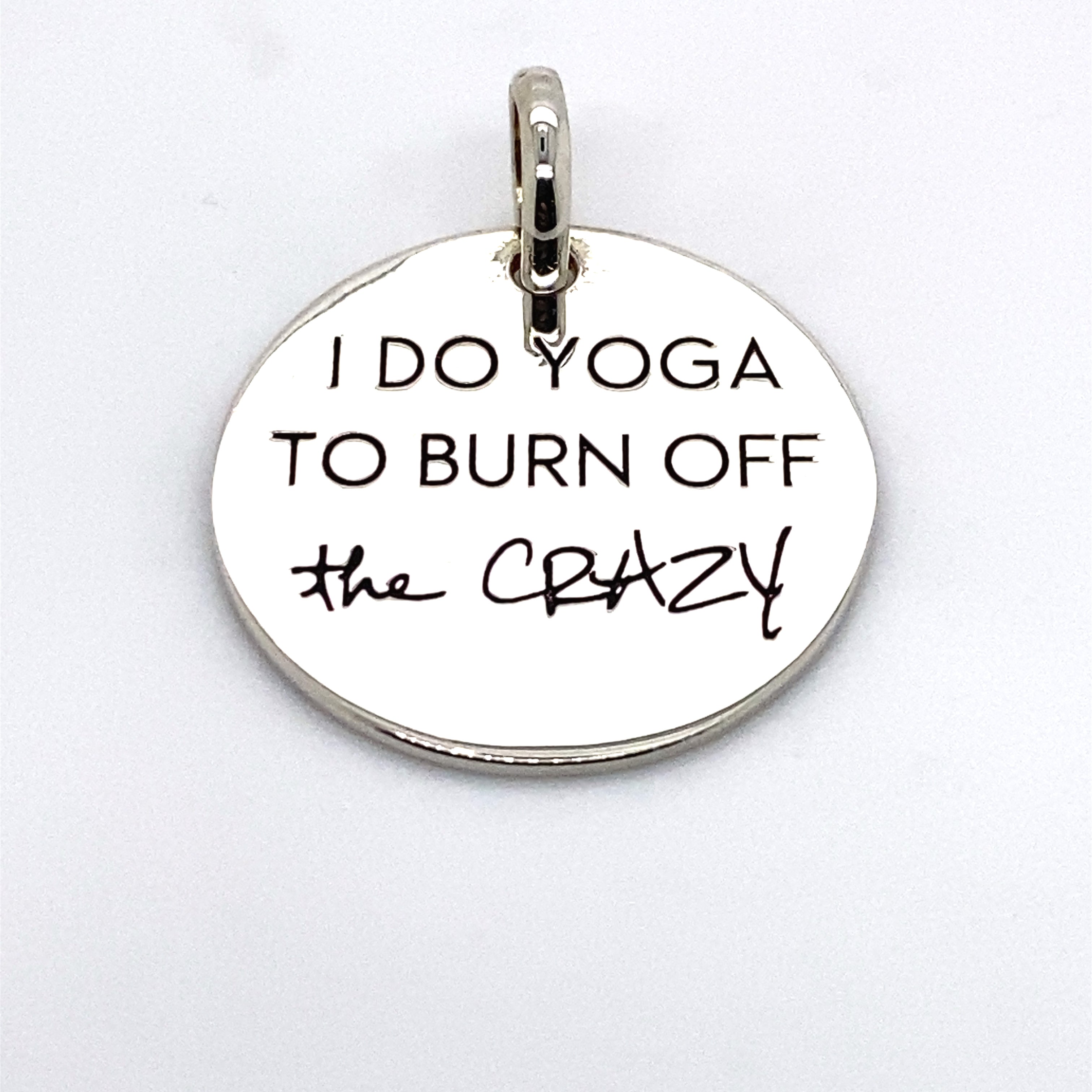 yoga pendant charm