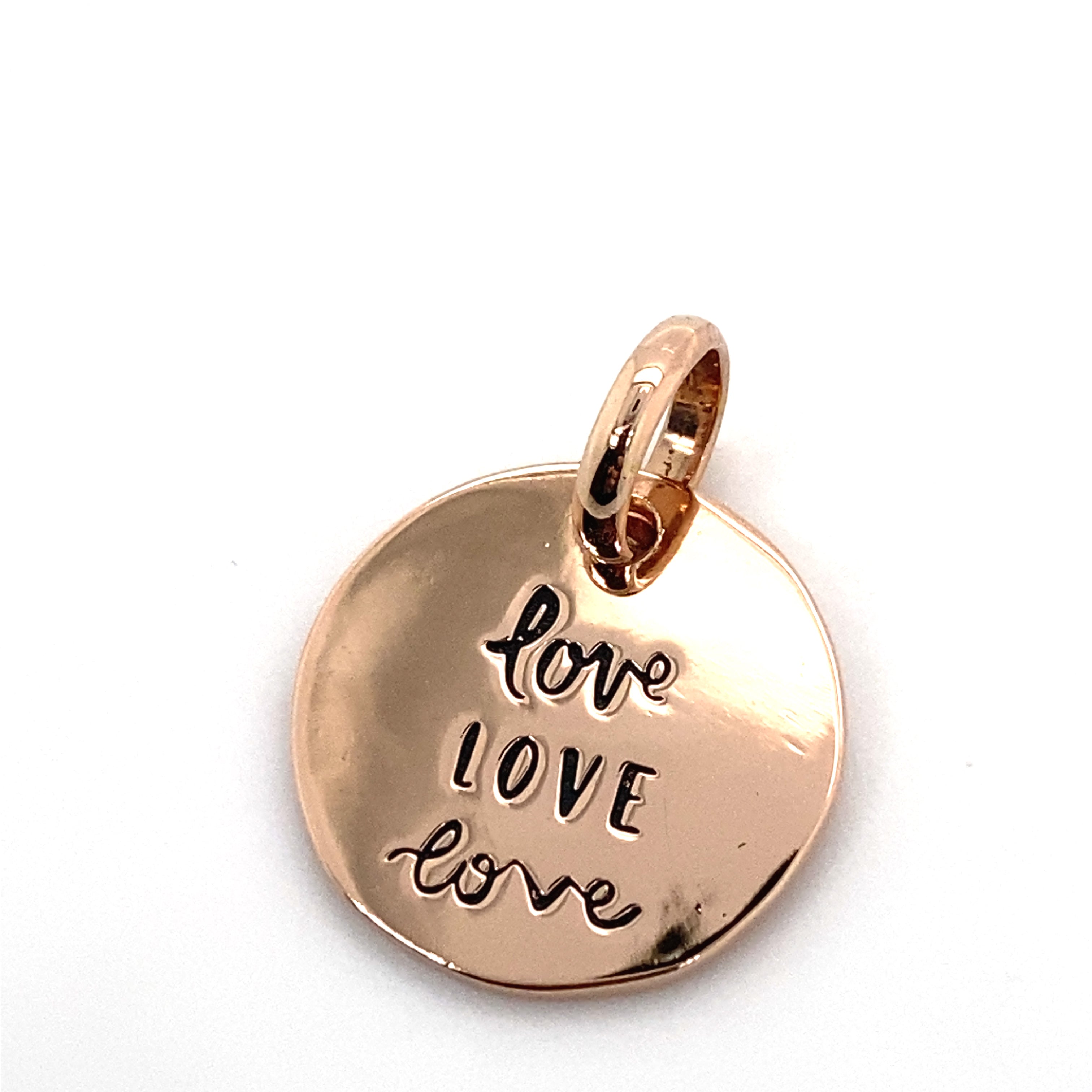 love love love pendant charm