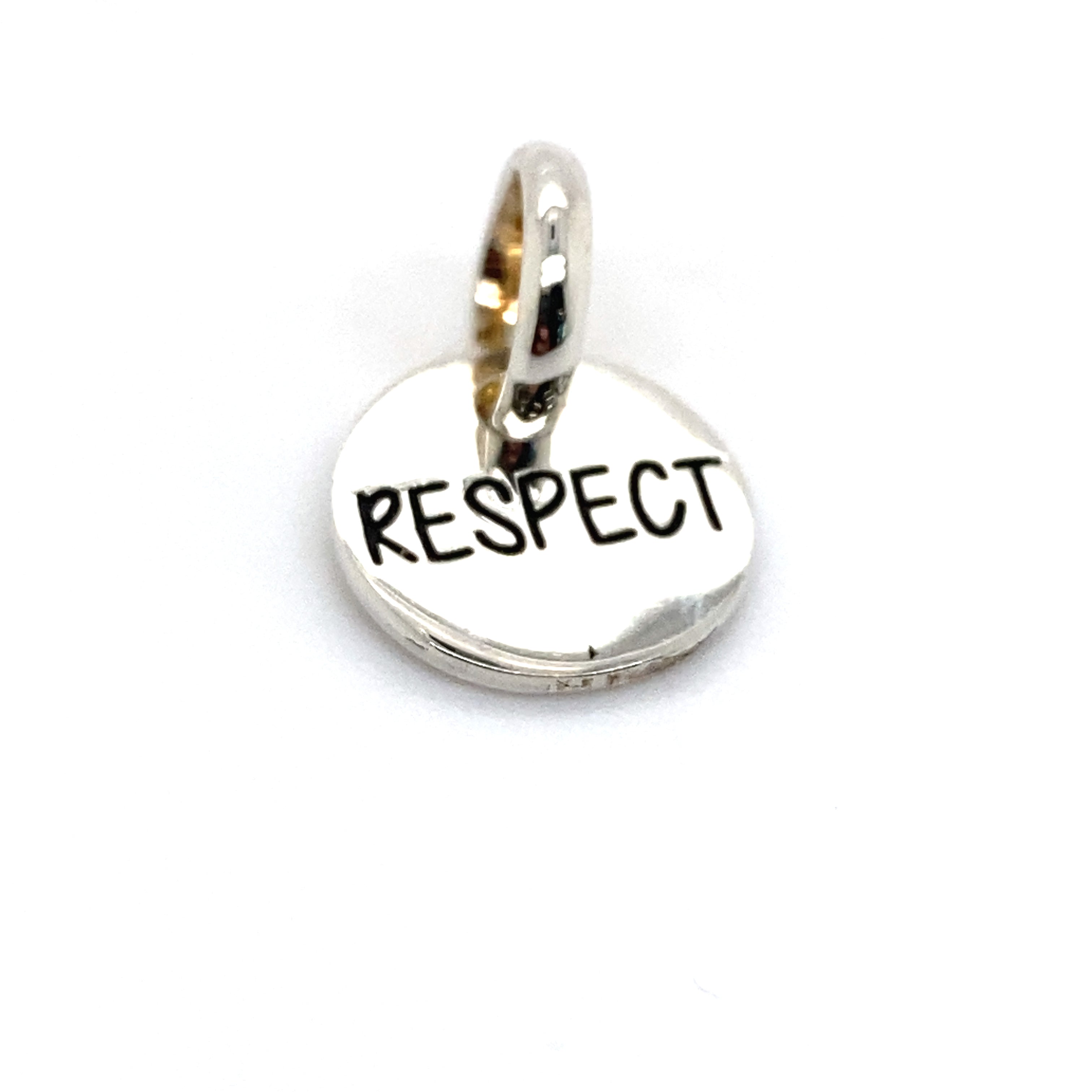 respect pendant charm