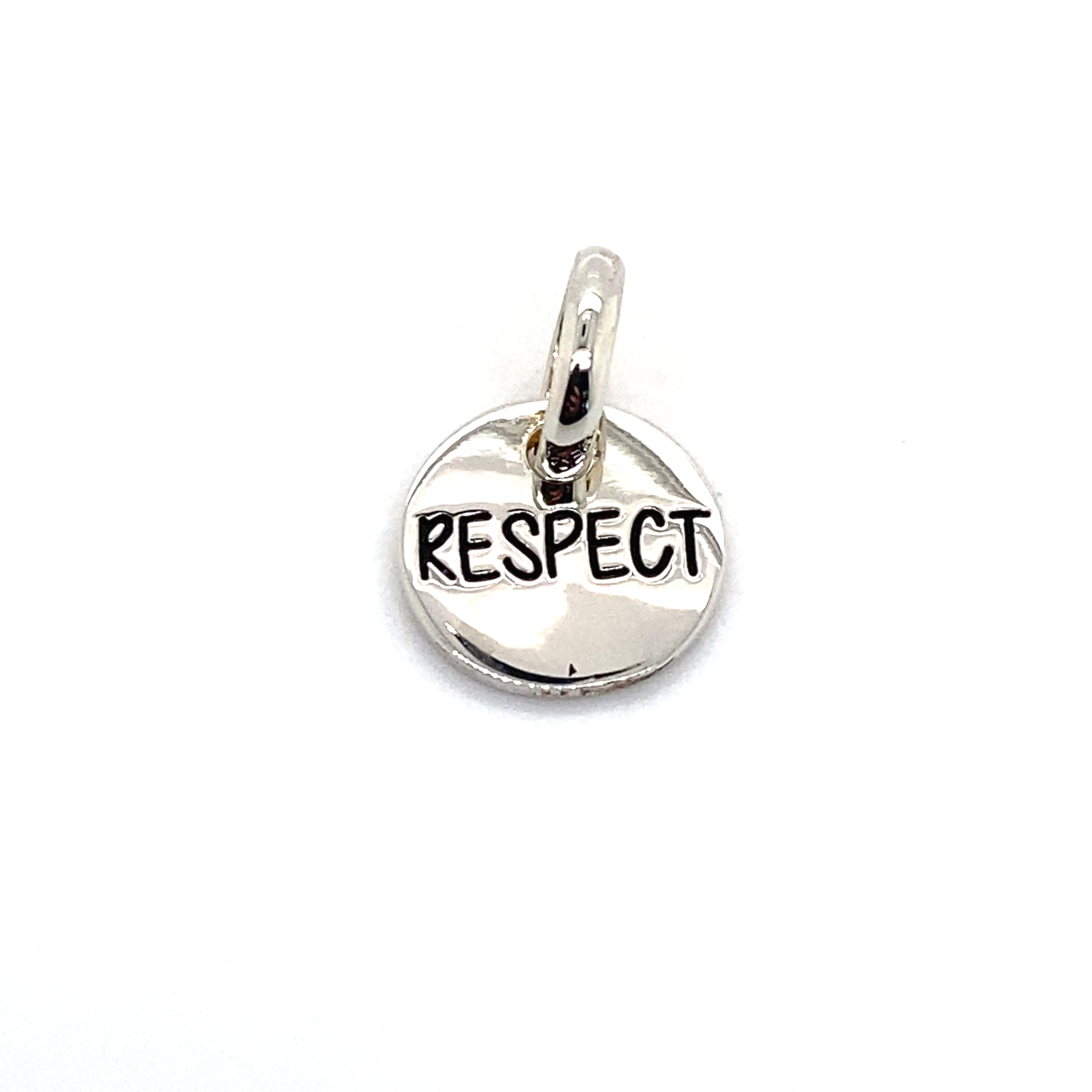 respect pendant charm