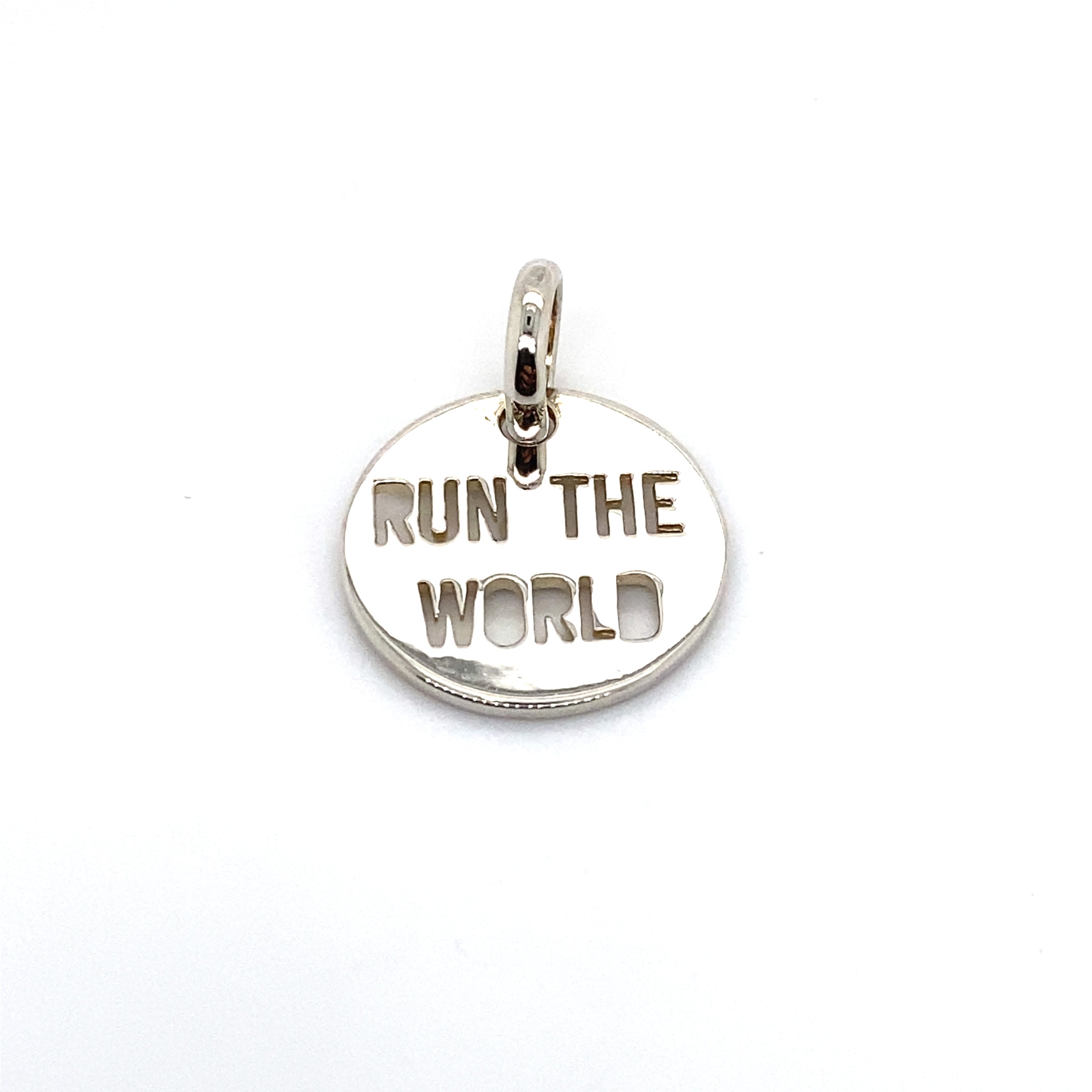 run the world pendant charm