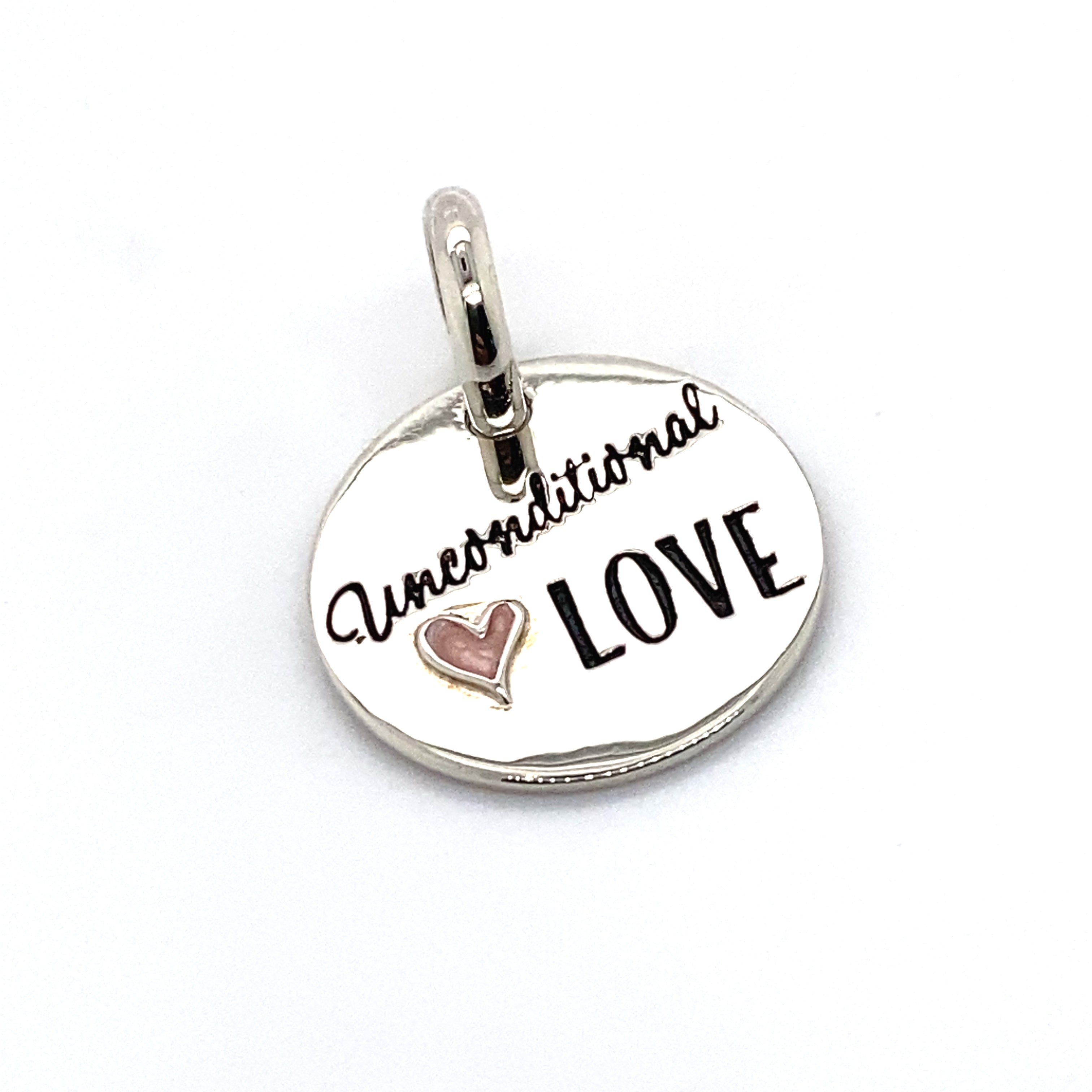 unconditional love pendant charm